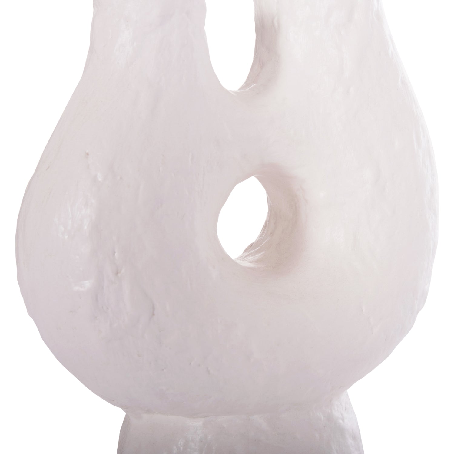 Декоративна ваза за маса  Namentis бяла теракота -- 26x15x35 см