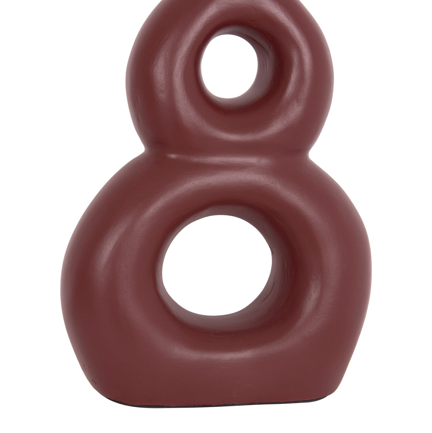 Декоративна настолна ваза фиорин теракота в кафяво--21x7.5x31см.