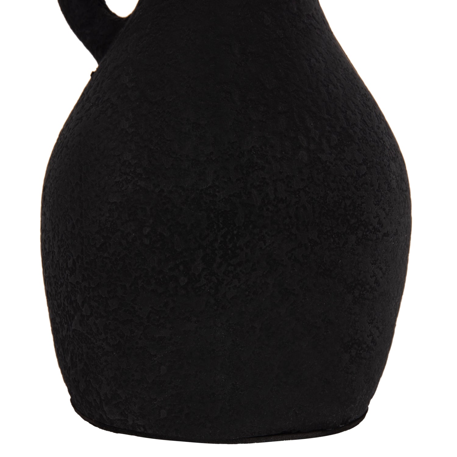 Декоративна ваза DECANT от теракота в черно--φ14x21hcm.