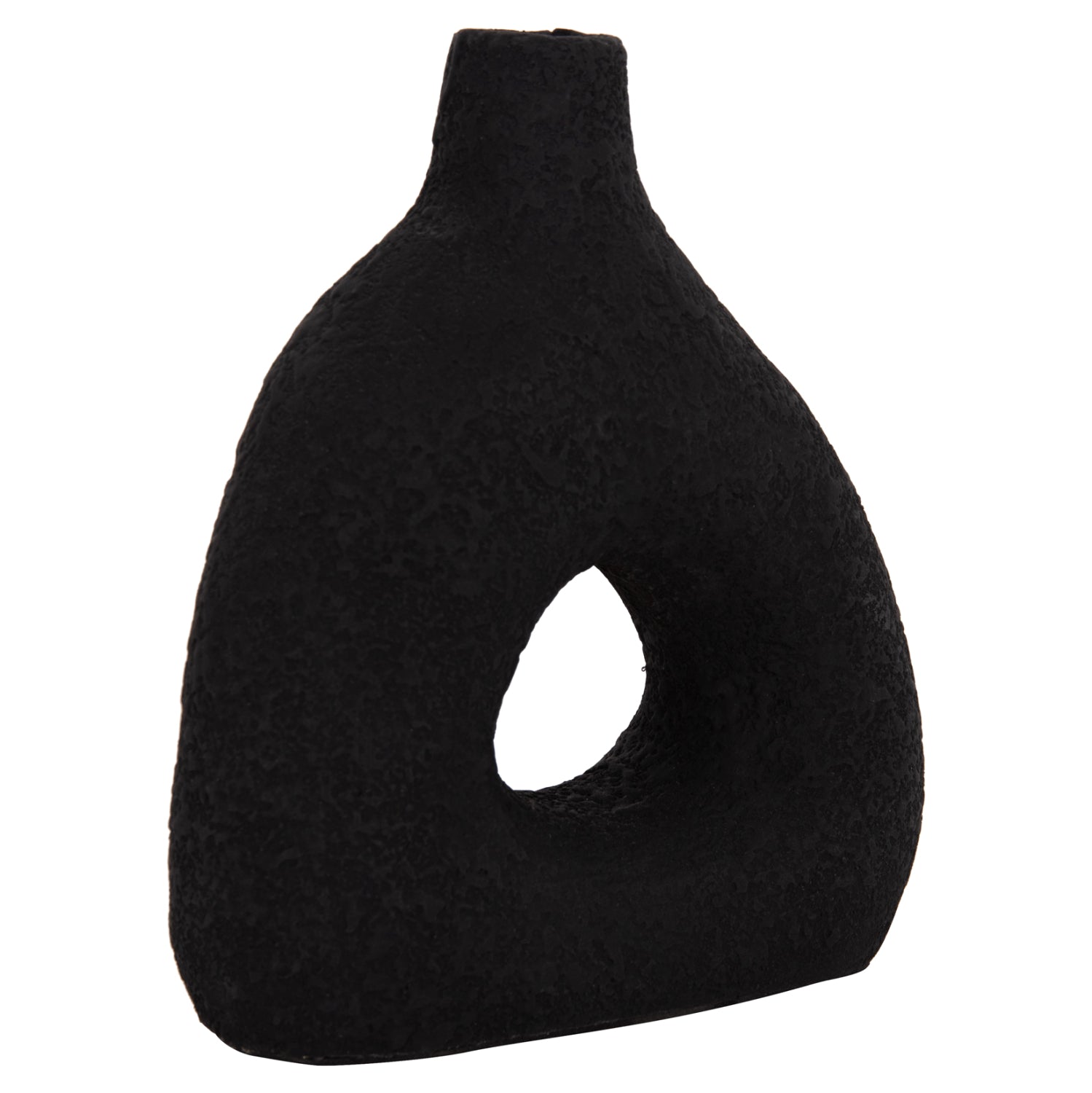 Декоративна ваза за маса DECANT КГ4667.01m теракота в черно--17x6.5x20cm.