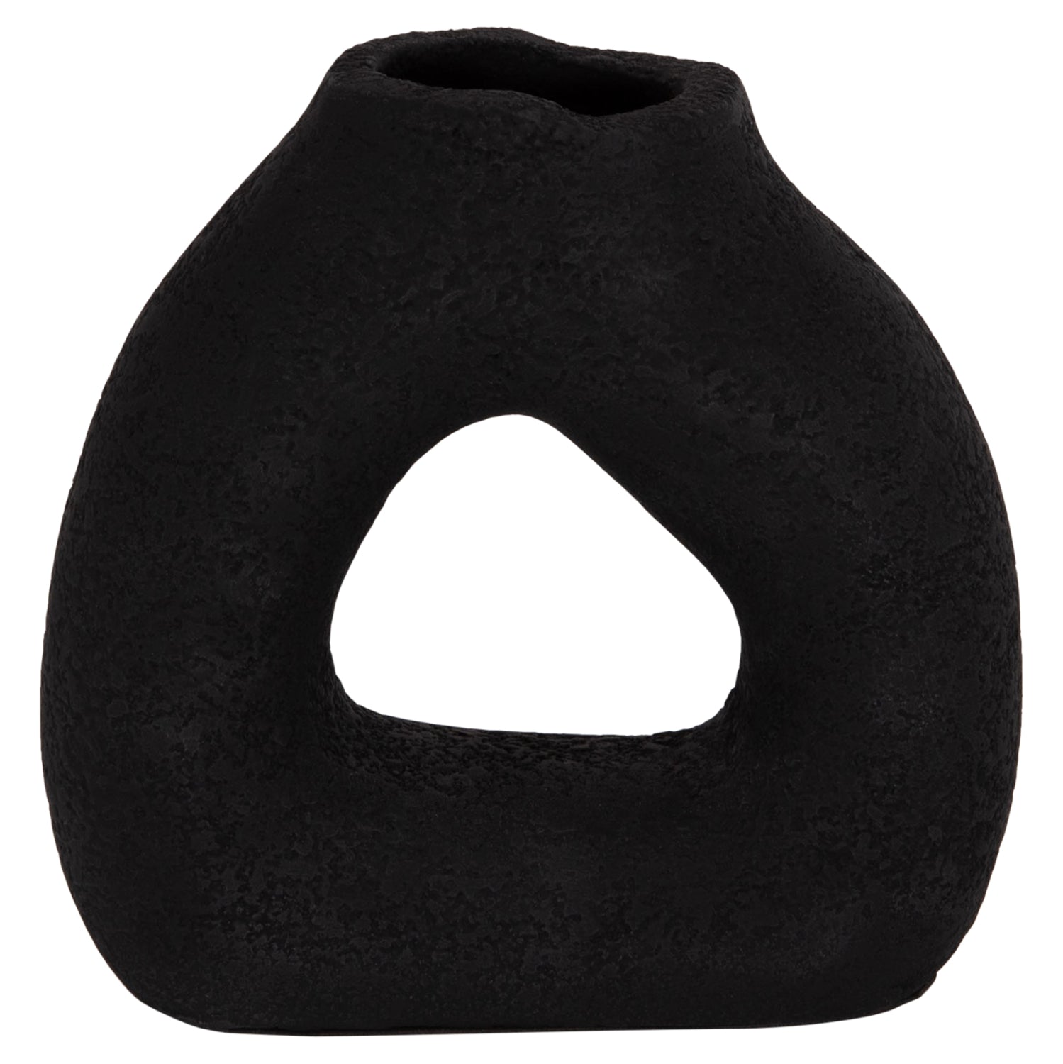 Декоративна ваза DECANT теракота в черно--17.5x6.5x17см.