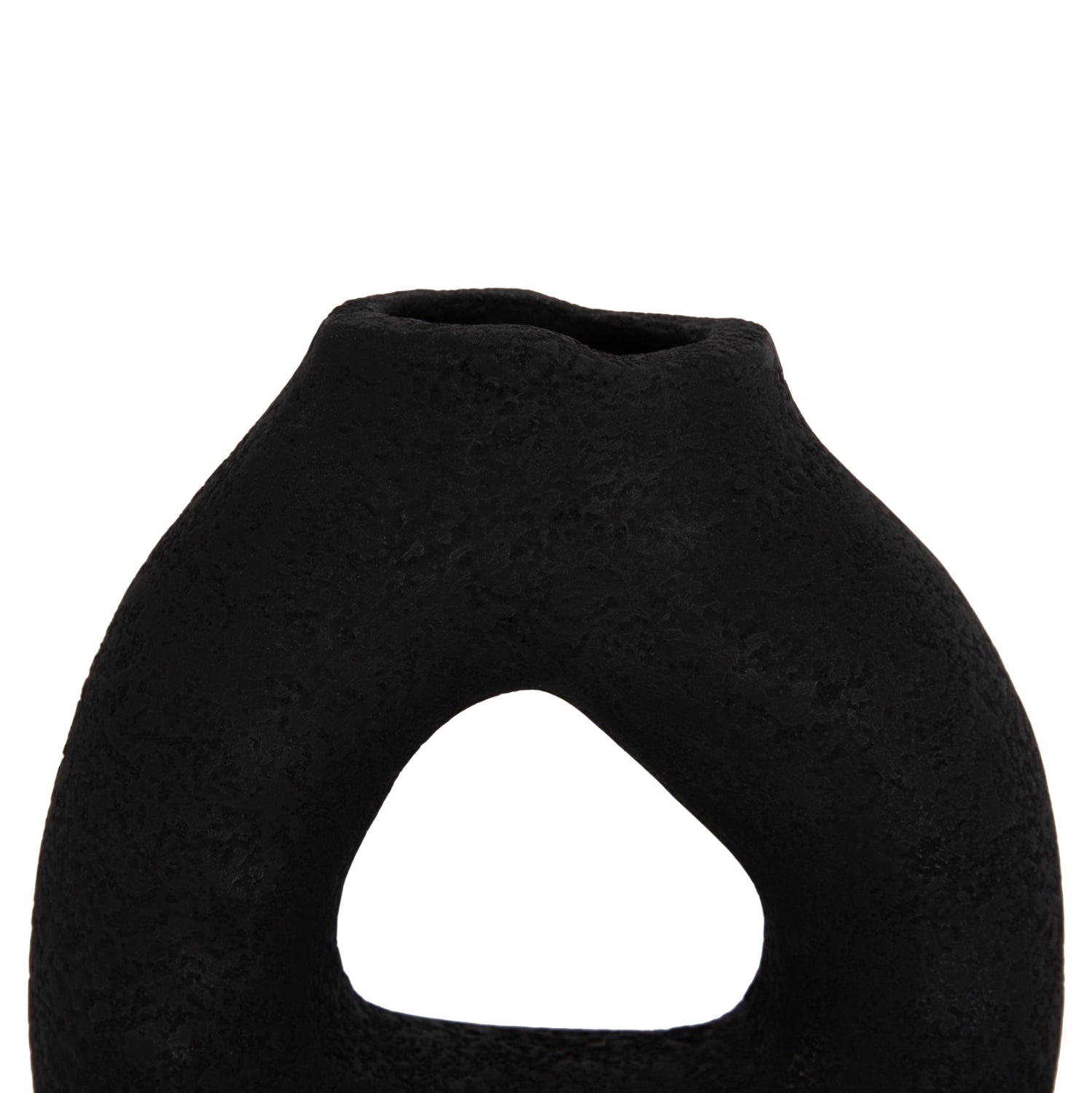 Декоративна ваза DECANT теракота в черно--17.5x6.5x17см.