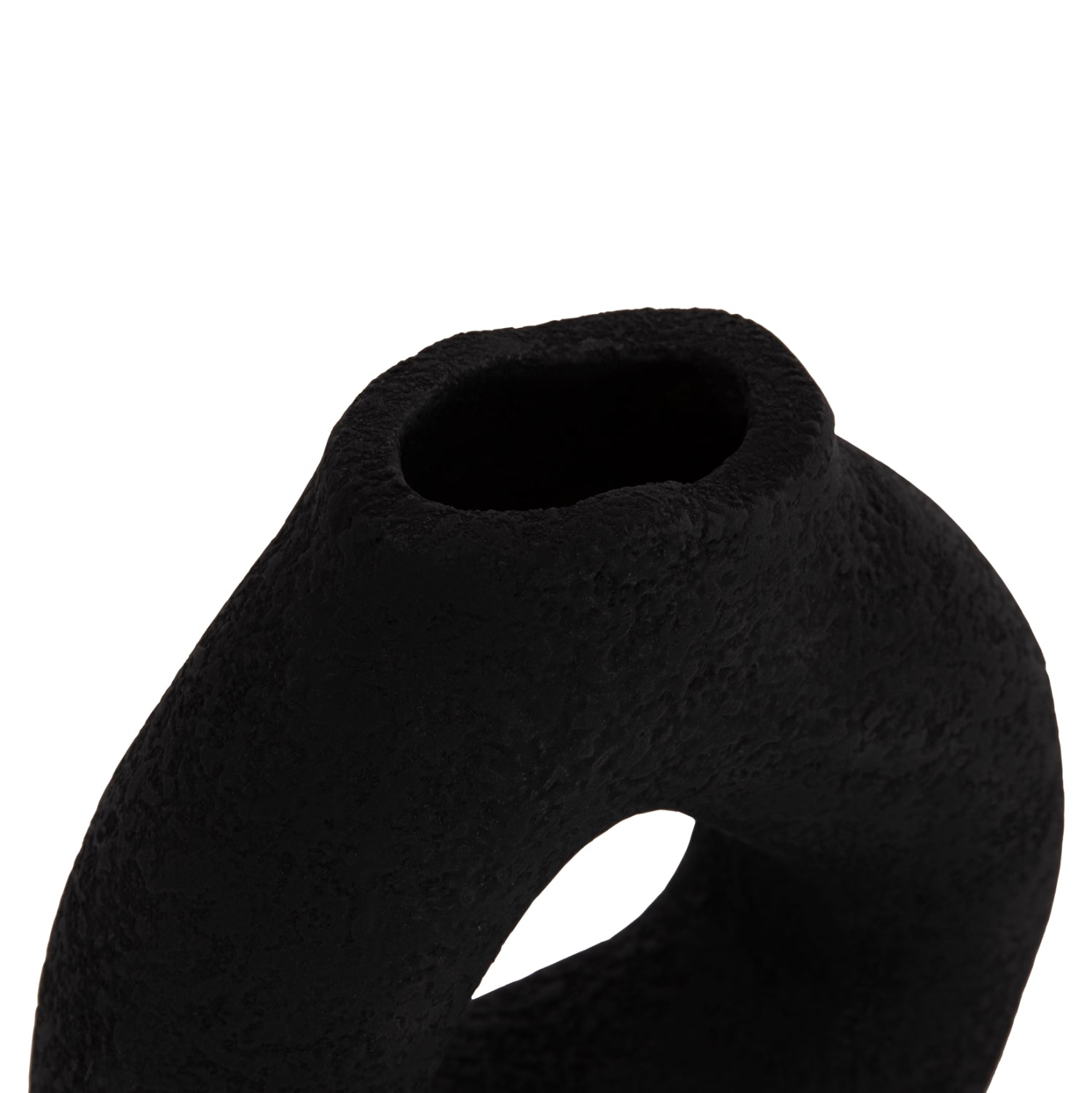 Декоративна ваза DECANT теракота в черно--17.5x6.5x17см.