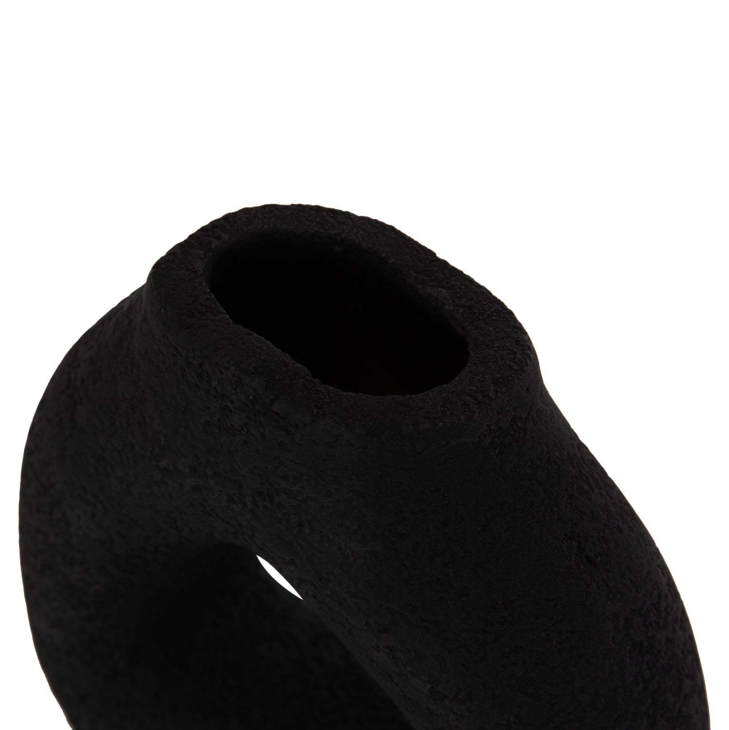 Декоративна ваза DECANT теракота в черно--17.5x6.5x17см.