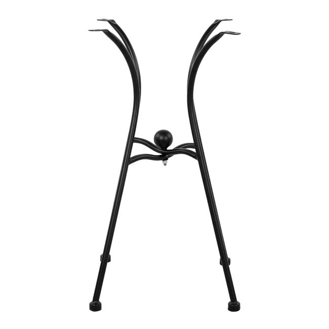 Основа за маса метална 466 / 50х50/71см -черен цвят