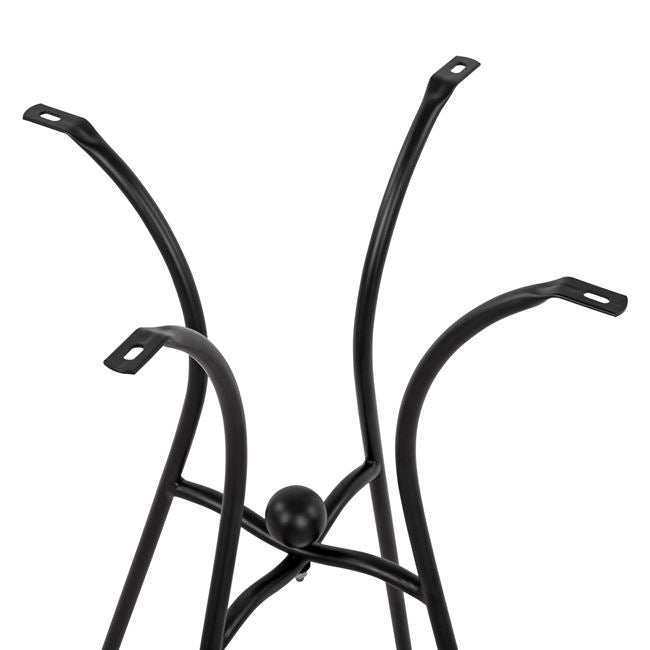 Основа за маса метална 466 / 50х50/71см -черен цвят