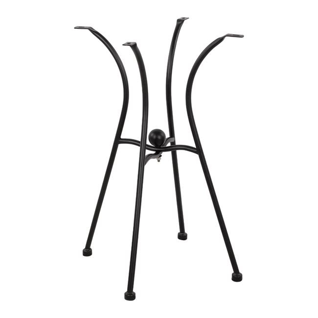 Основа за маса метална 466 / 50х50/71см -черен цвят