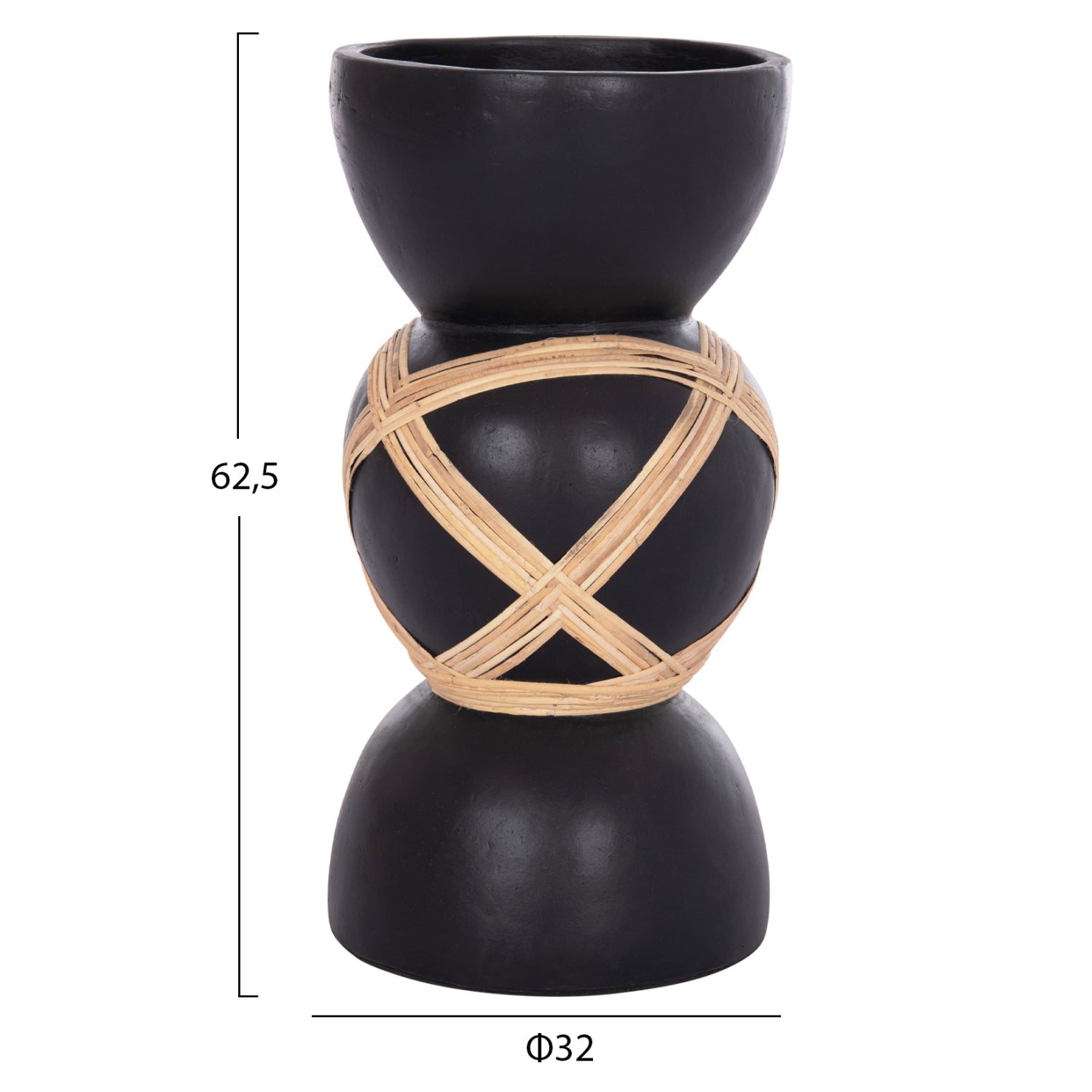 Декоративна подова ваза Мaynard φ32x62.5cм