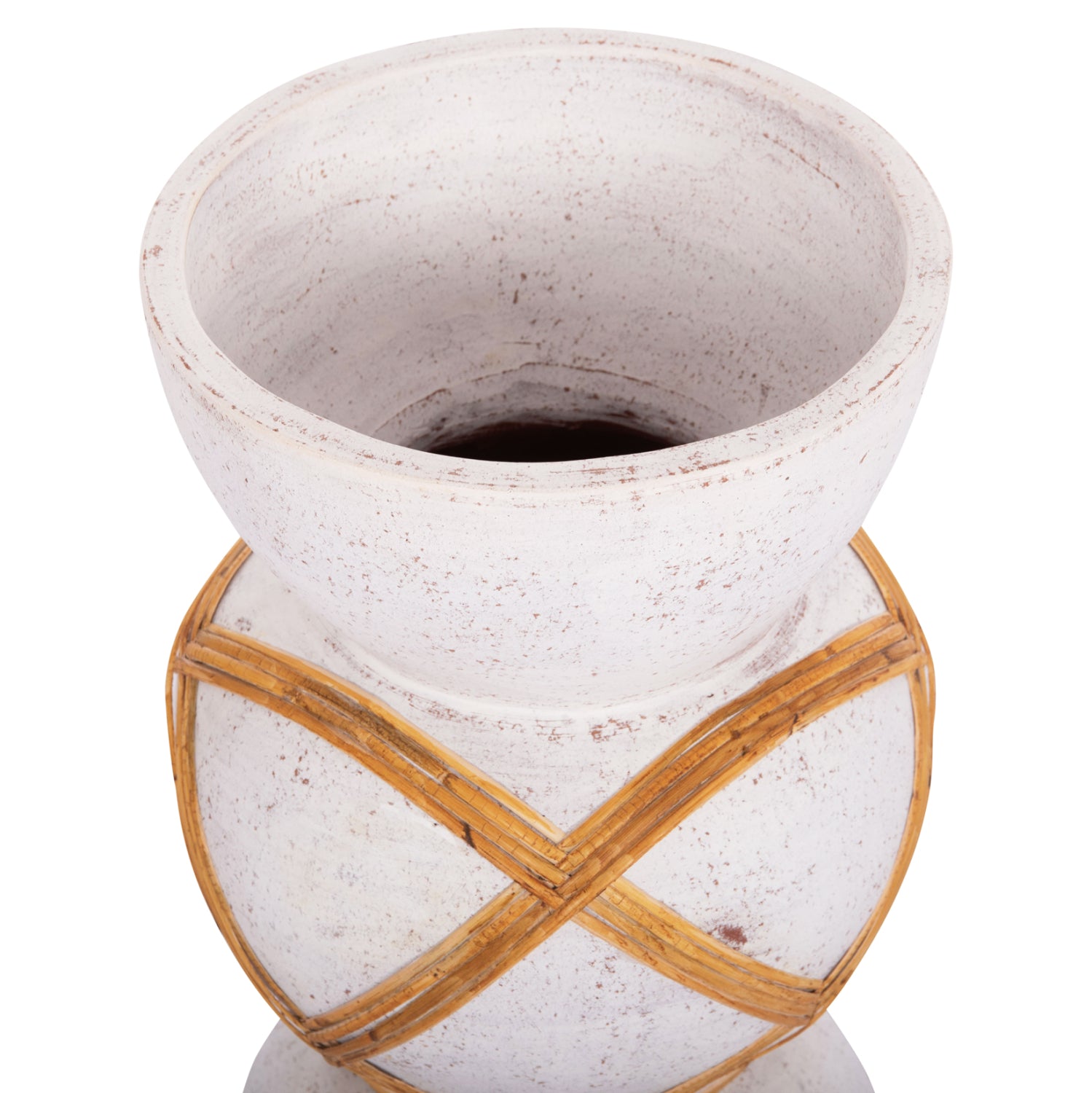 Декоративна подова ваза Maynard  фибро цимент φ27.5x50cm