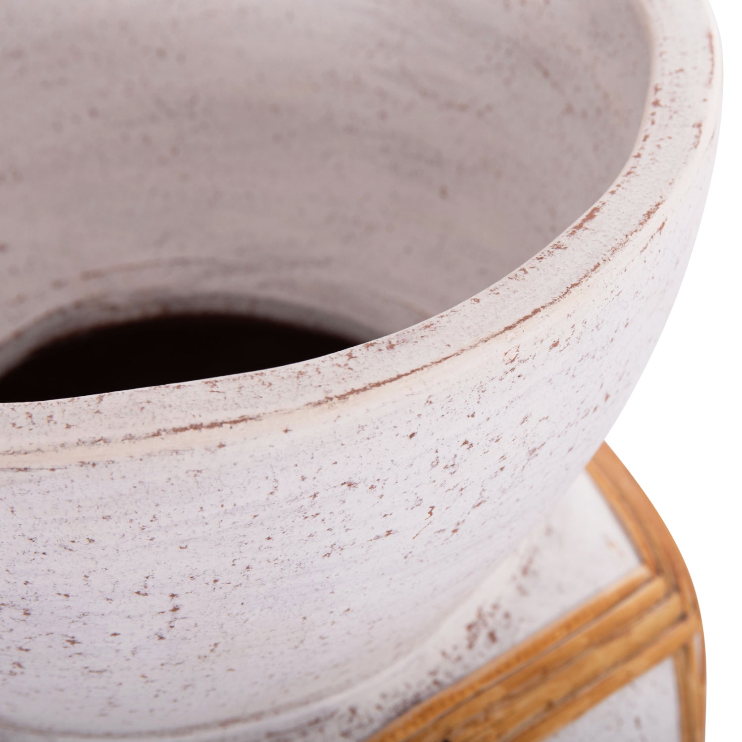 Декоративна подова ваза Maynard  фибро цимент φ27.5x50cm