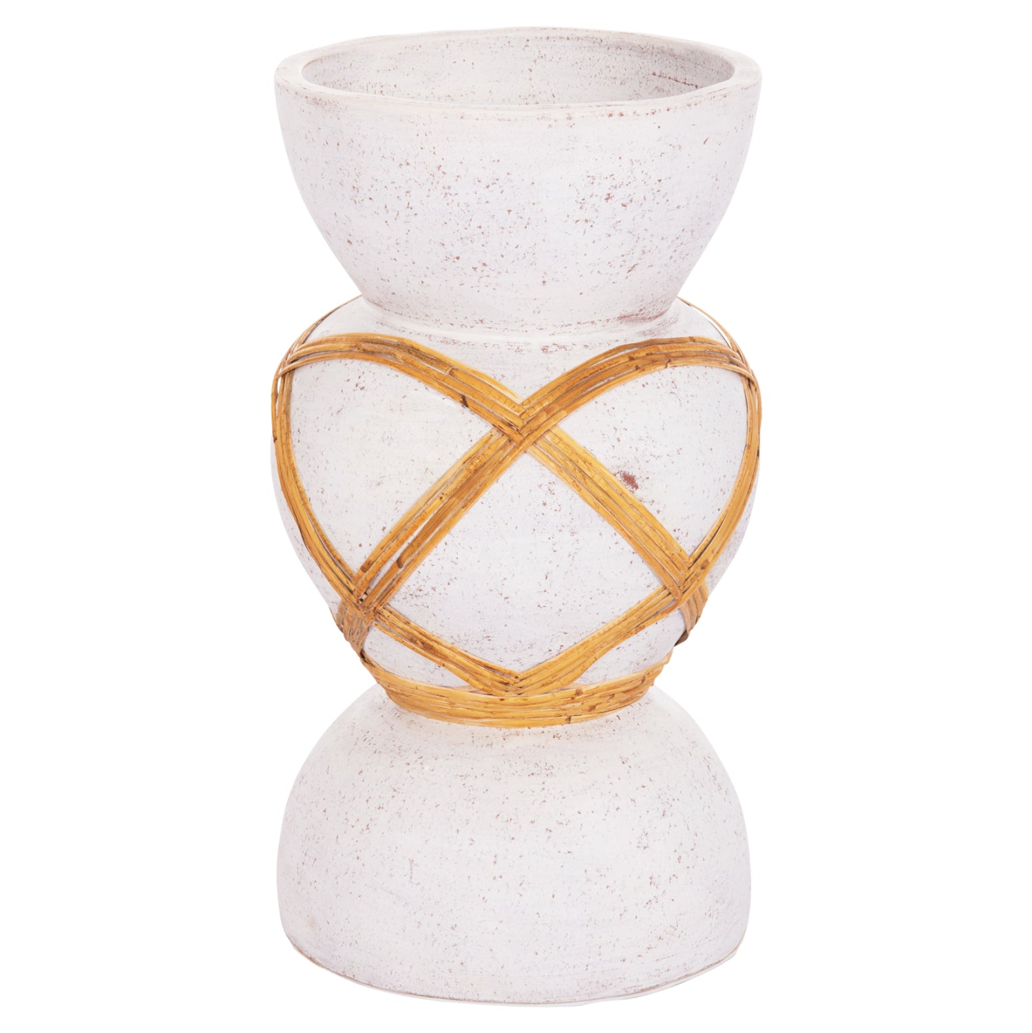 Декоративна подова ваза Maynard  фибро цимент φ27.5x50cm