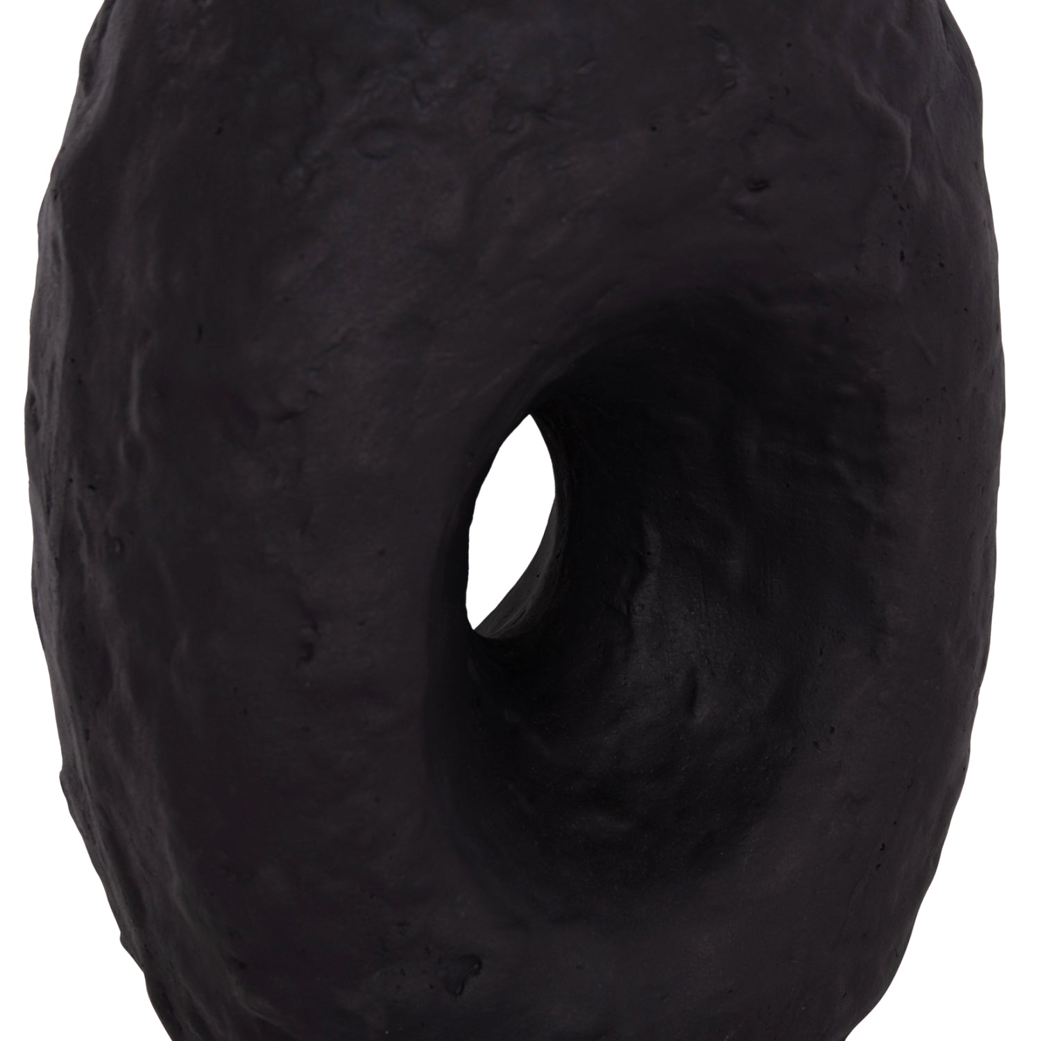 Настолна декоративна ваза namentis черна теракота--26.5x16x36.5cm