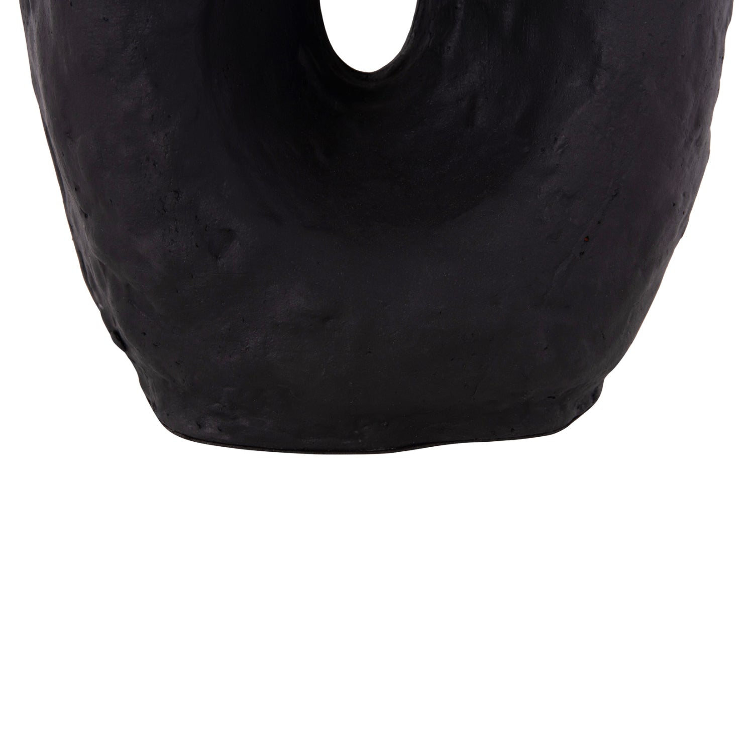 Настолна декоративна ваза namentis черна теракота--26.5x16x36.5cm