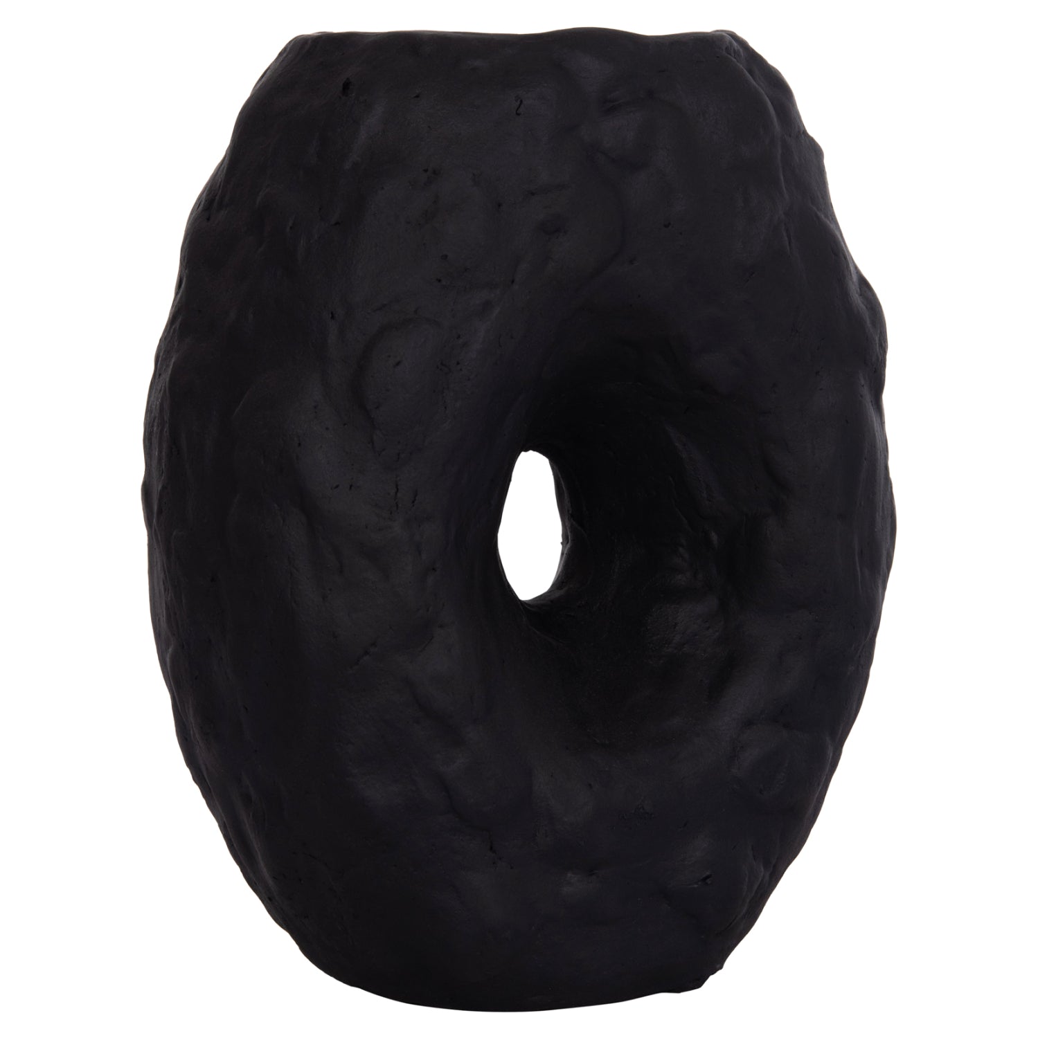 Настолна декоративна ваза namentis черна теракота--22x13x28hcm