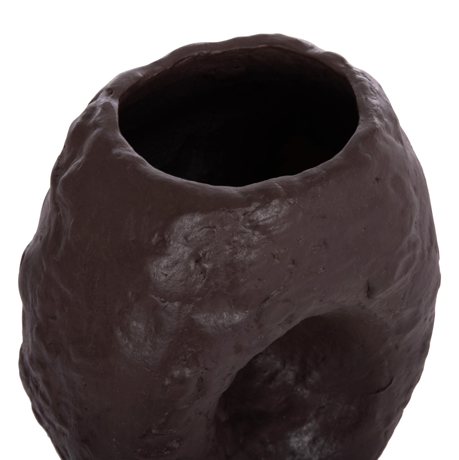 Настолна декоративна ваза namentis шоколад теракота--22x13x28h