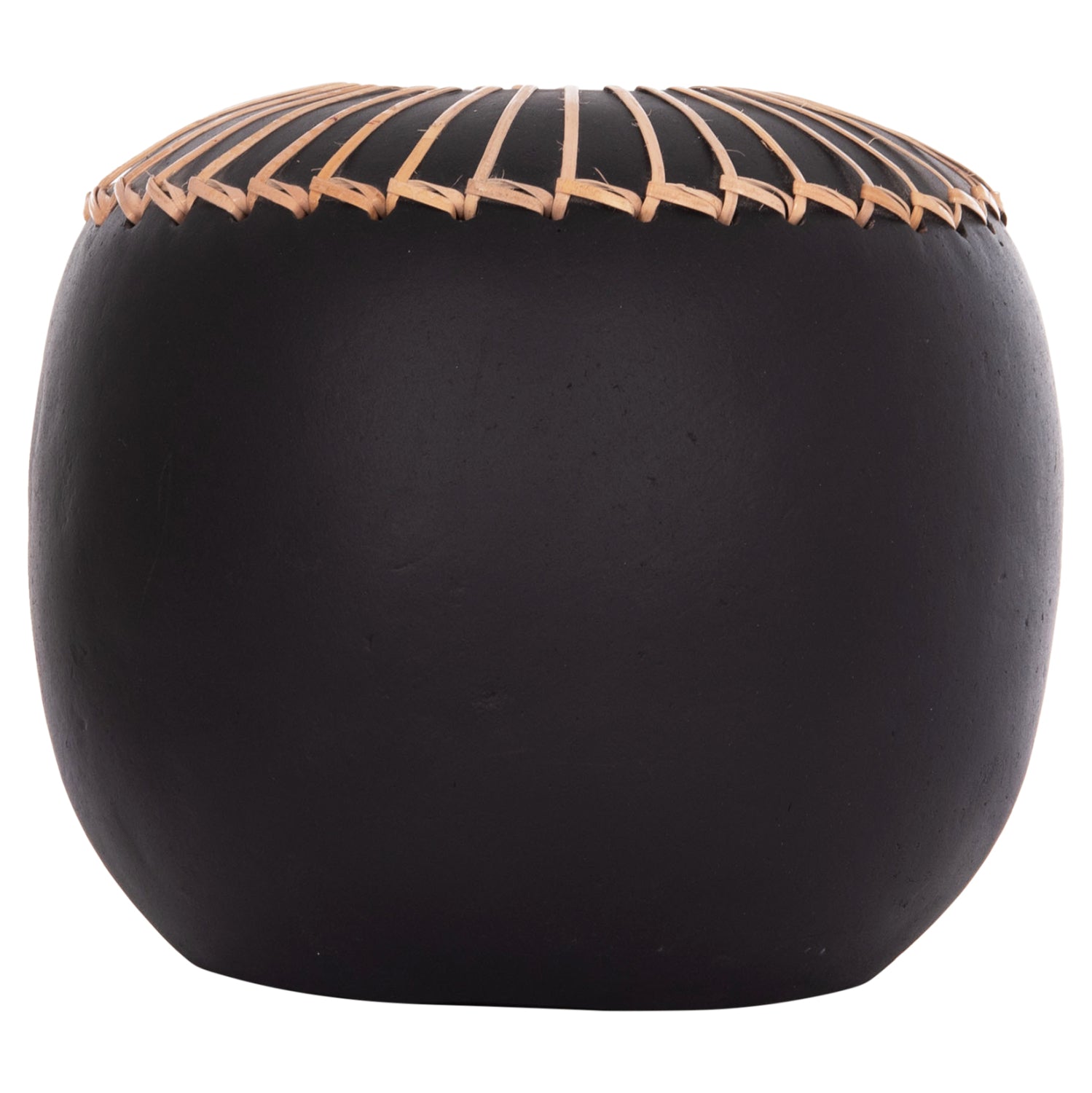 Декоративна ваза Lennox теракота в черно -- φ22x20всм