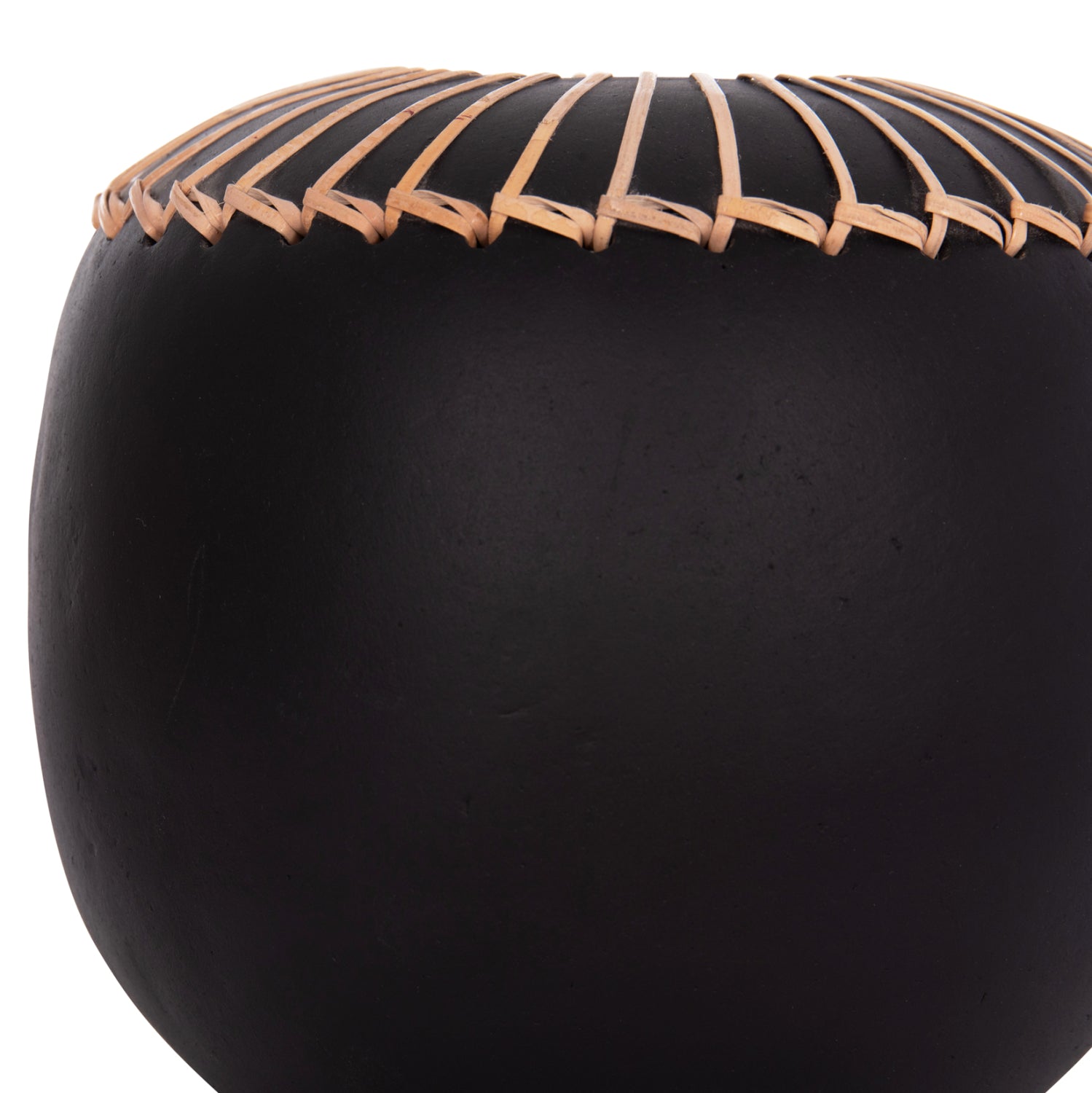 Декоративна ваза Lennox теракота в черно -- φ22x20всм