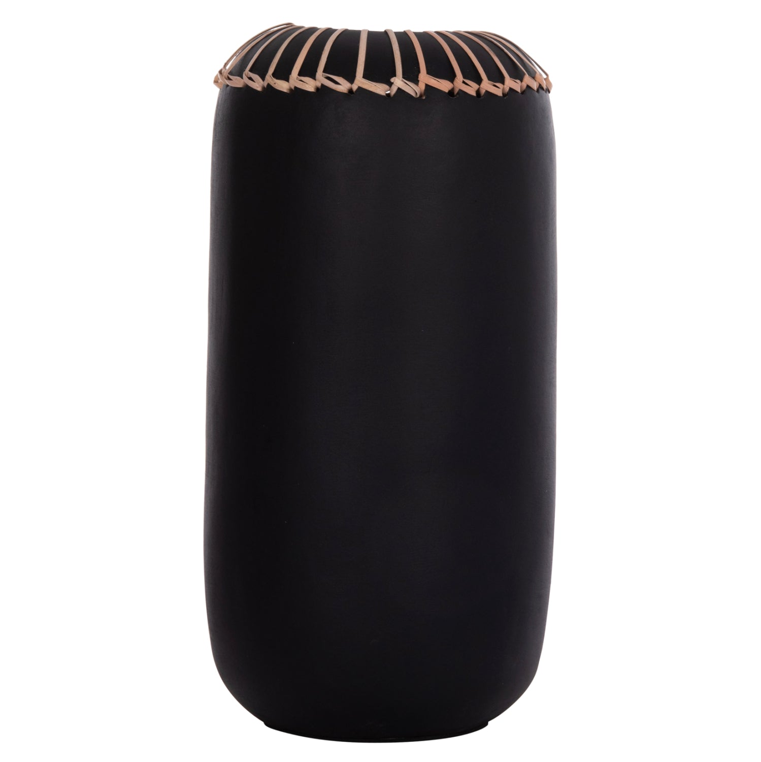 Декоративна ваза  Lennox теракота в черно -- φ18x33hсм