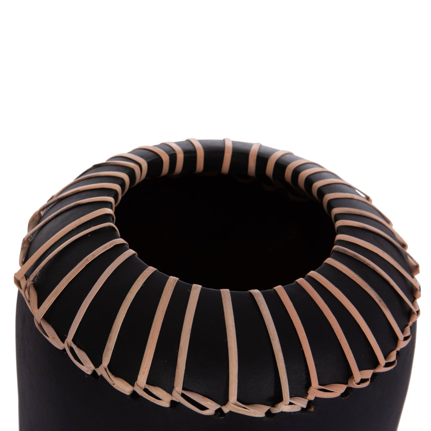 Декоративна ваза  Lennox теракота в черно -- φ18x33hсм