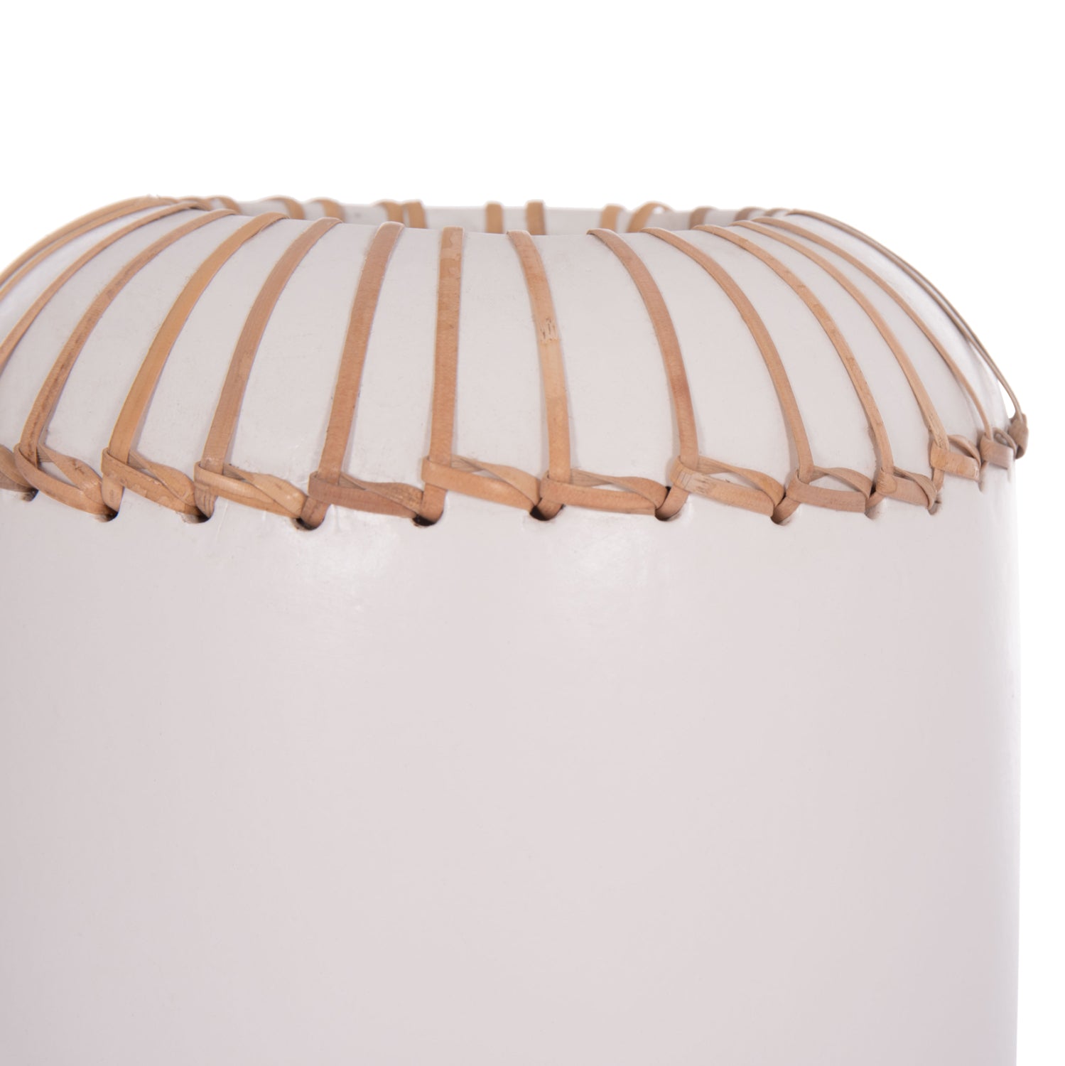 Декоративна ваза  Lennox теракота в бяло -- φ18x33hсм