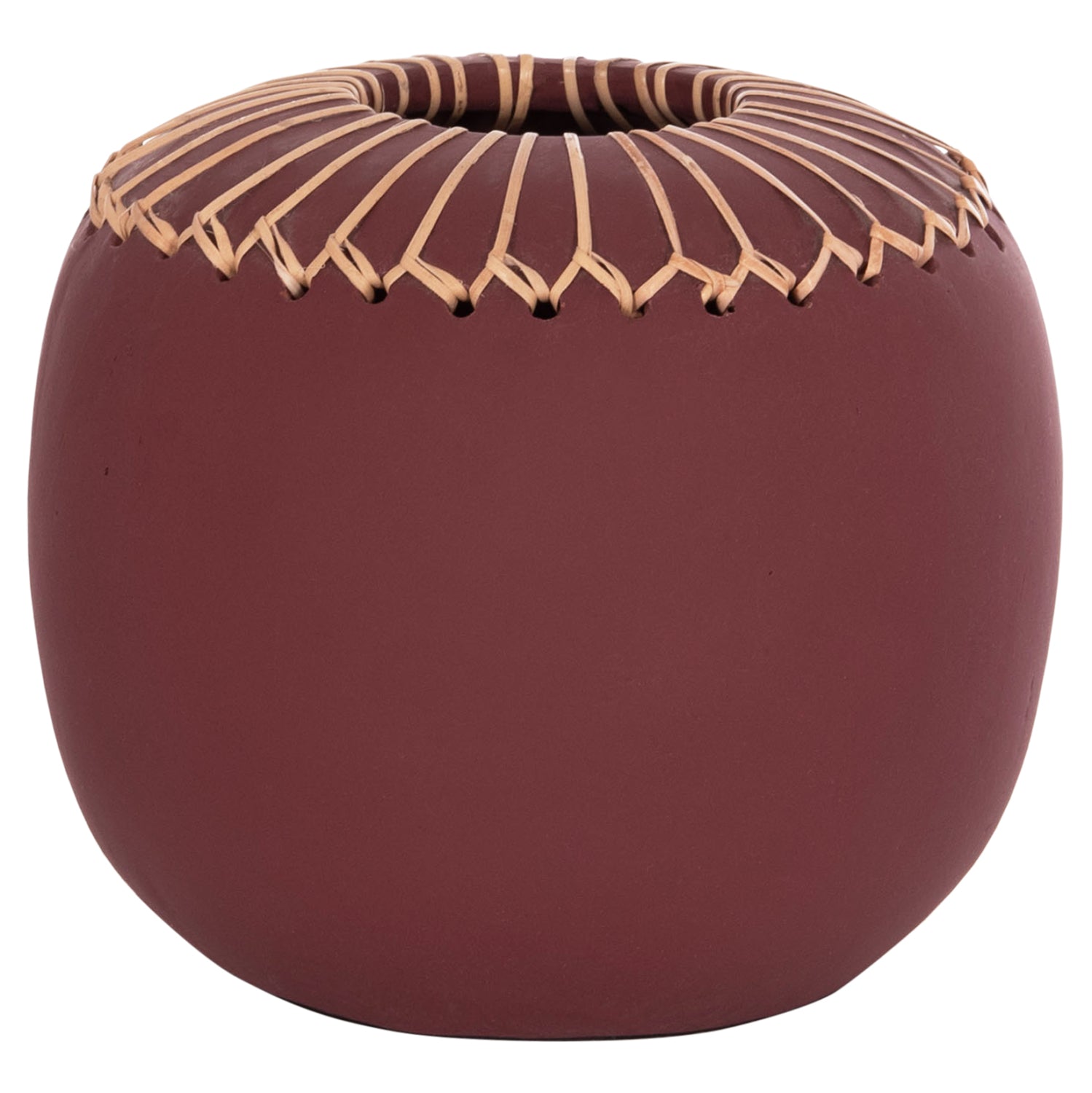 Декоративна ваза  Lennox теракота от кристал -- φ22x20всм