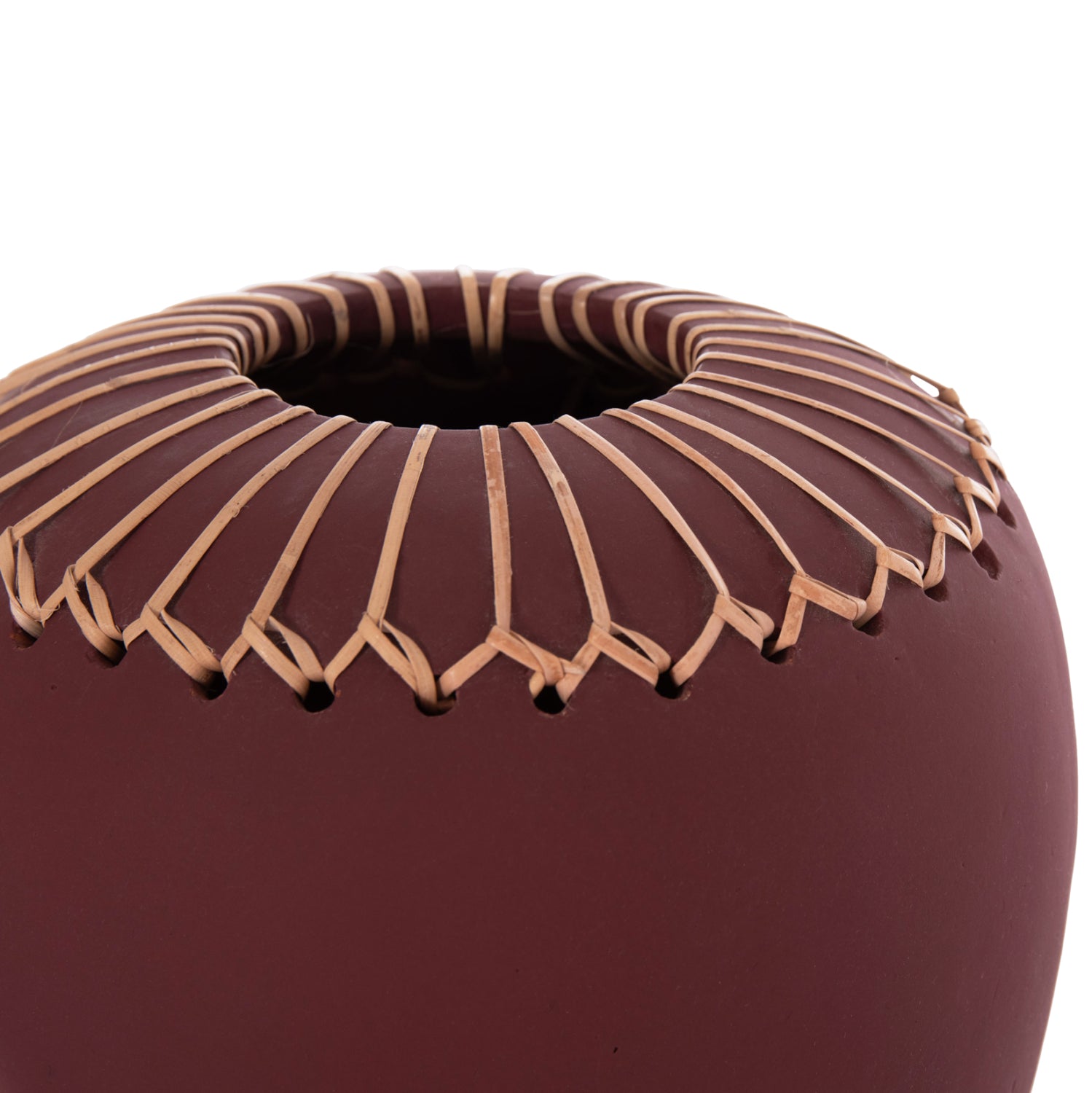 Декоративна ваза  Lennox теракота от кристал -- φ22x20всм