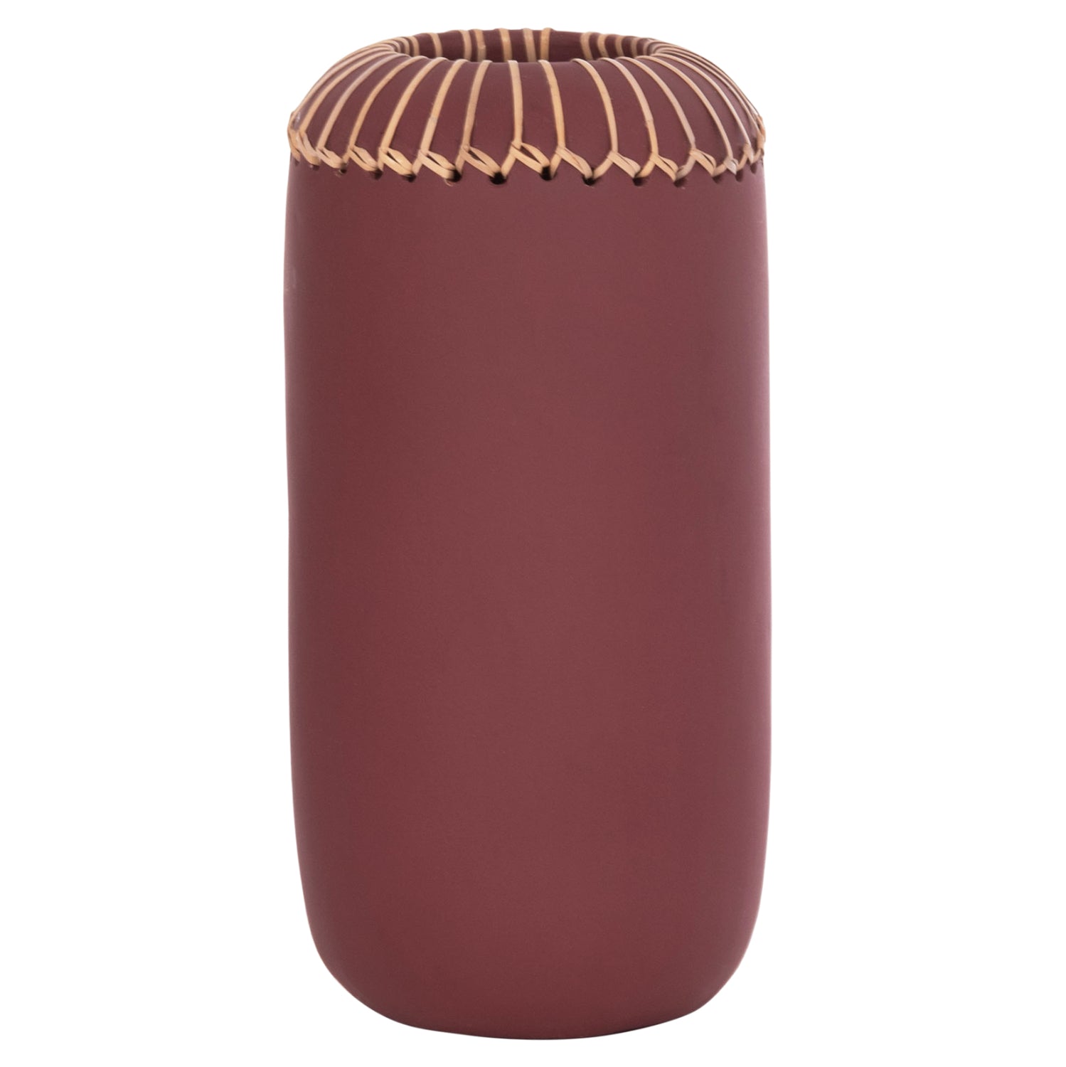 Декоративна ваза Lennox теракота от кристал -- φ18x33hcm