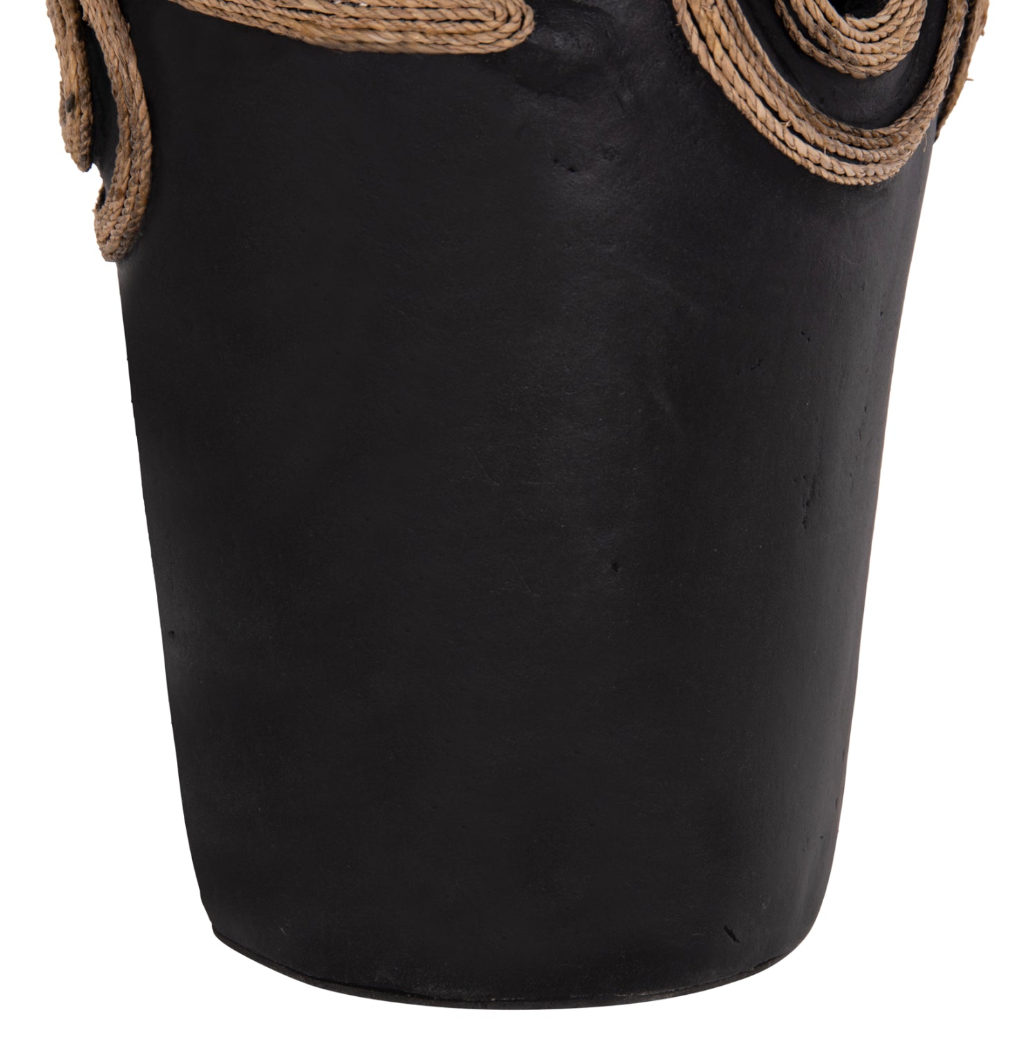 Декоративна ваза за маса DEAN теракота в черно-ф19x25cm.