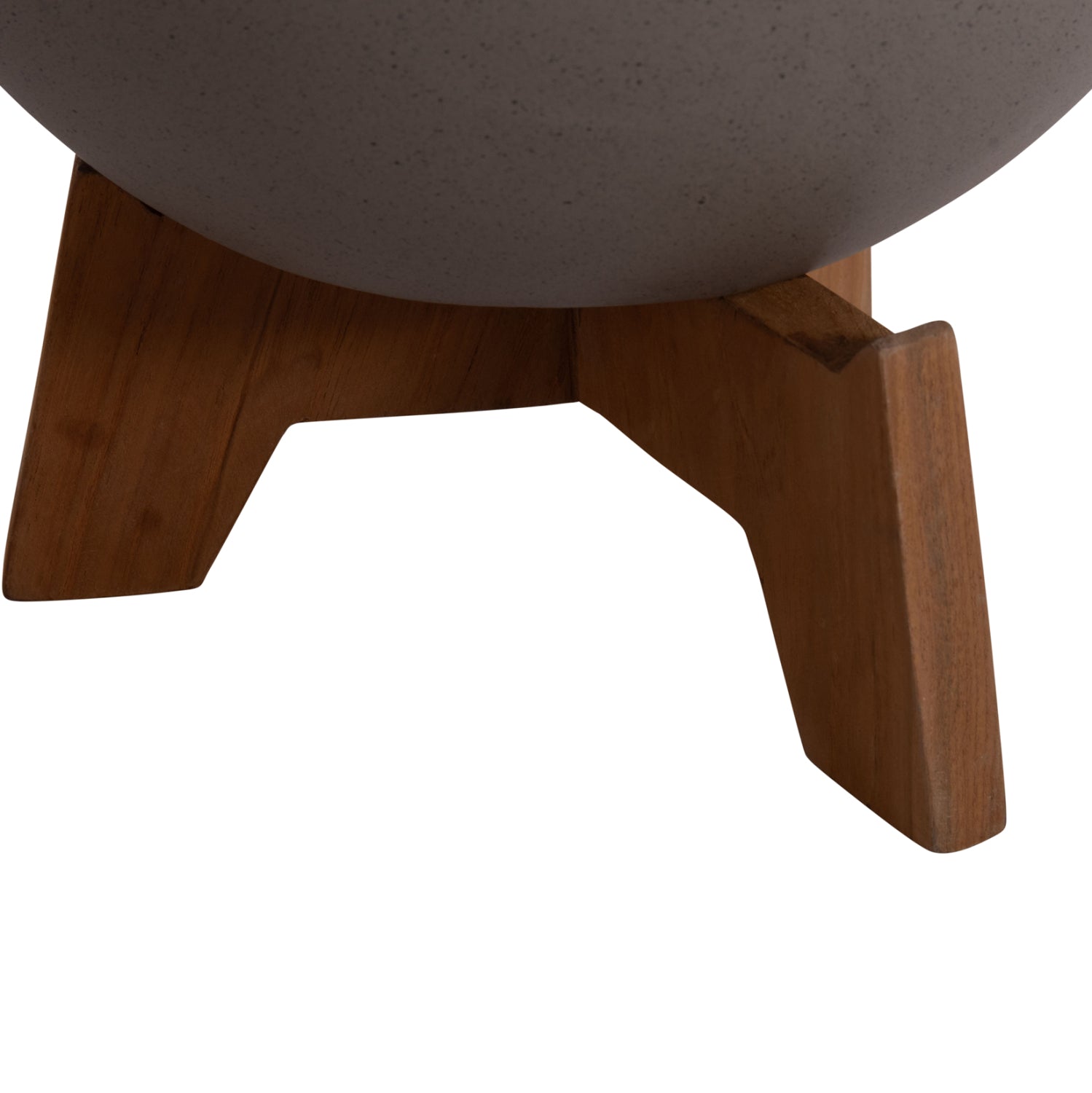 Комплект 3саксий с дървени основи TRYLL фибро цимент-сив