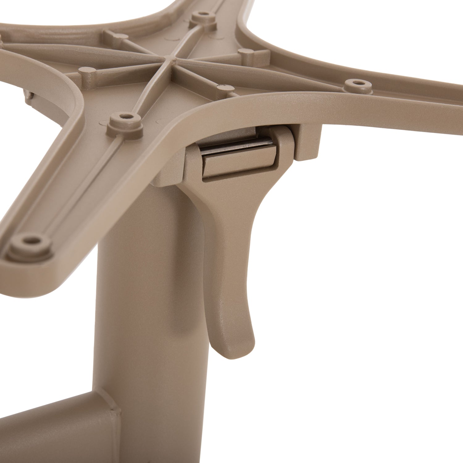 Основа за маса  468.25/двойна алуминиева -капучино 104x60x73h