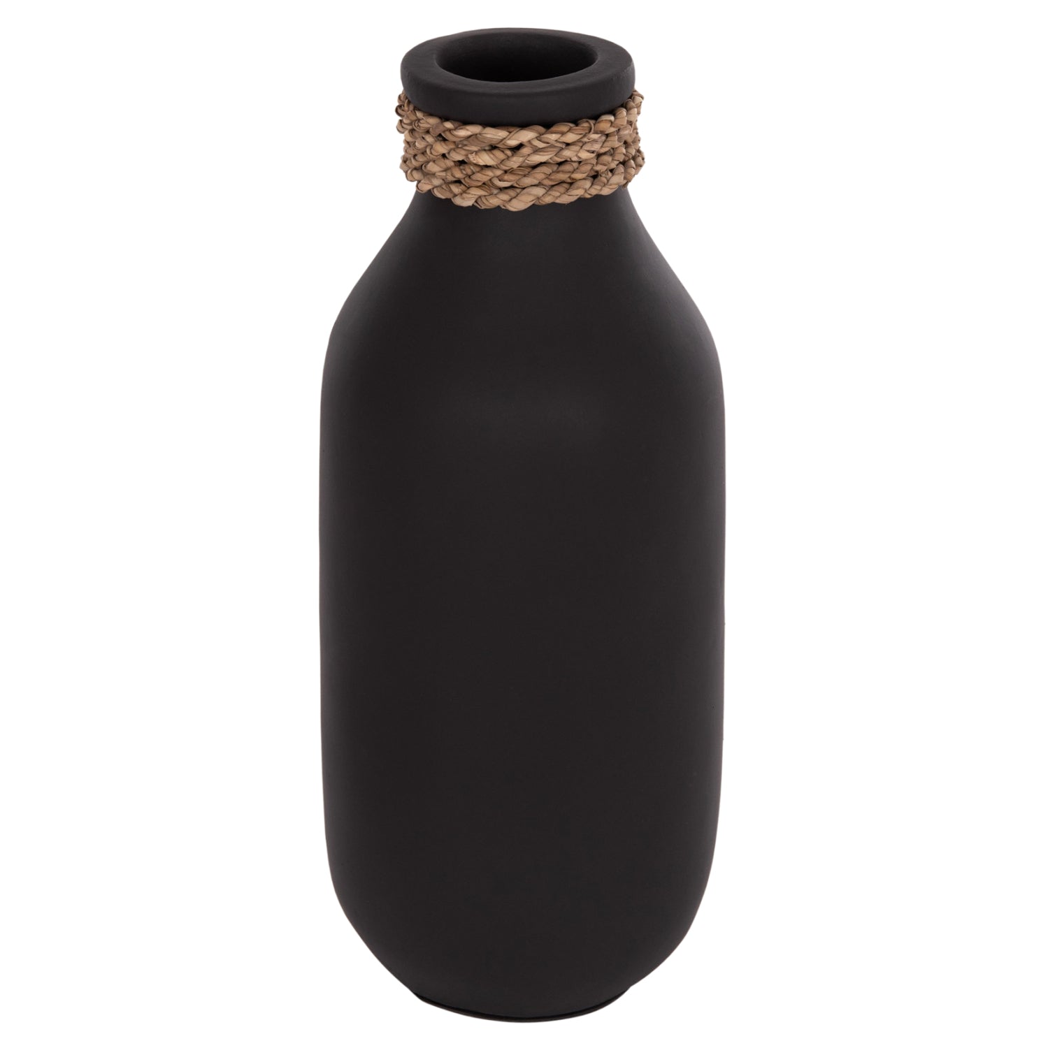 Настолна декоративна ваза от теракота Cammer в черно-ф13x34cm
