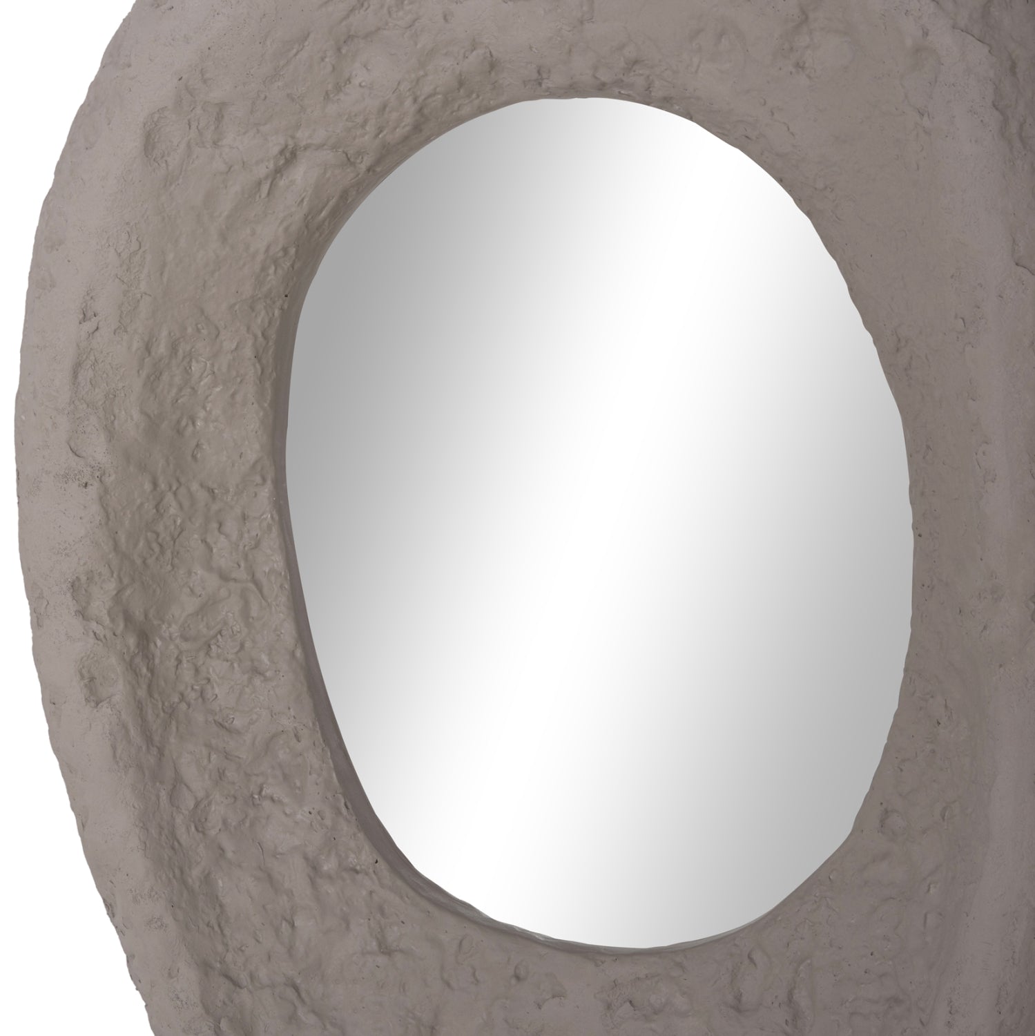 Стенно огледало Riffe от фибър цимент в сиво 60x13x85всм