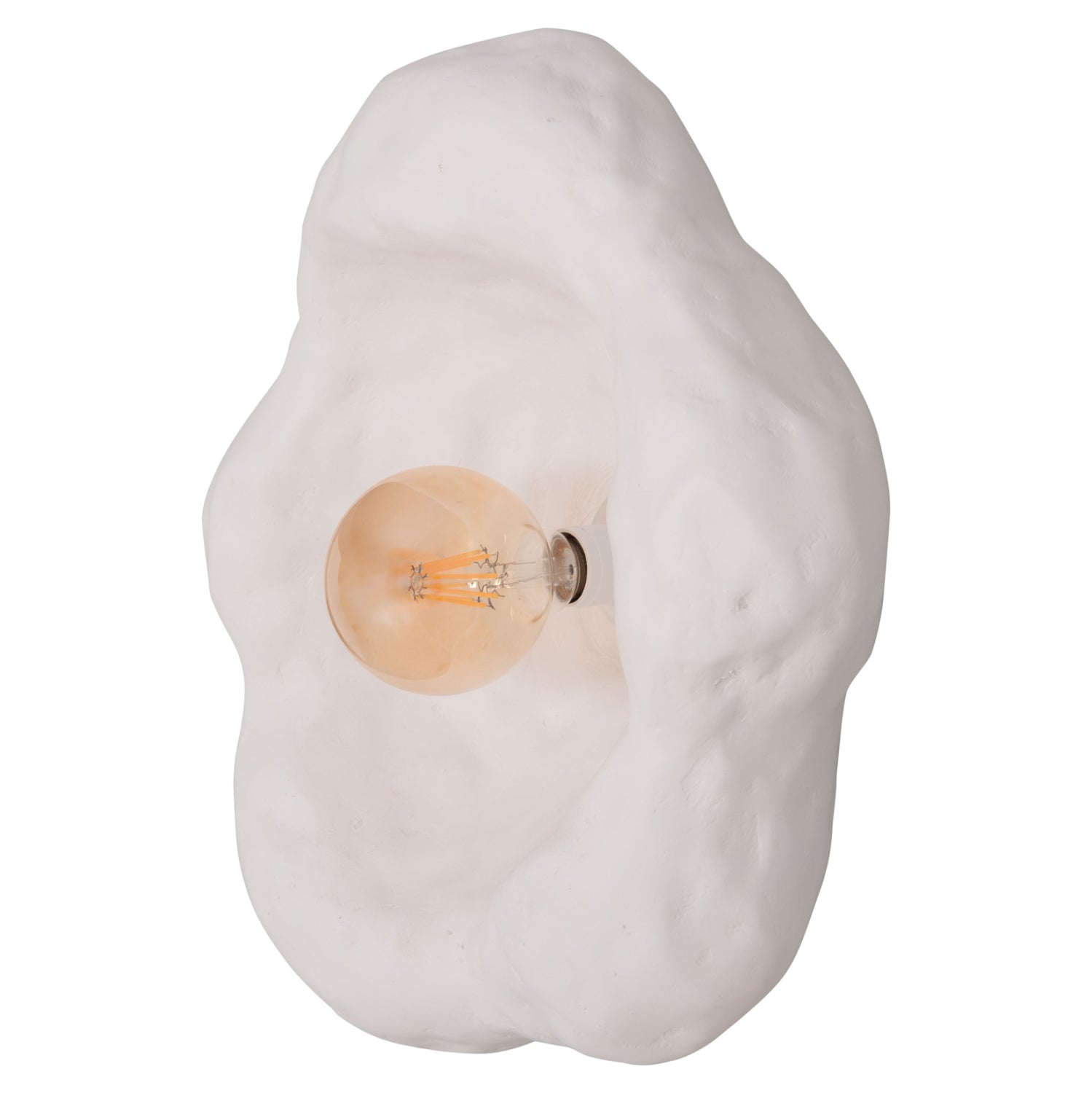 Стенен аплик Luxon от фиброцимент в бяло 44x15x42всм.