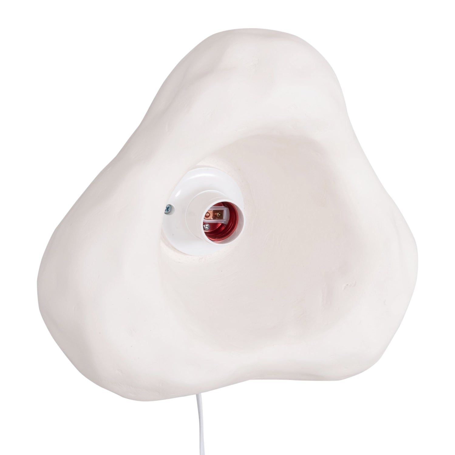 Стенен аплик Luxon от фиброцимент в бяло 28x15x25всм.