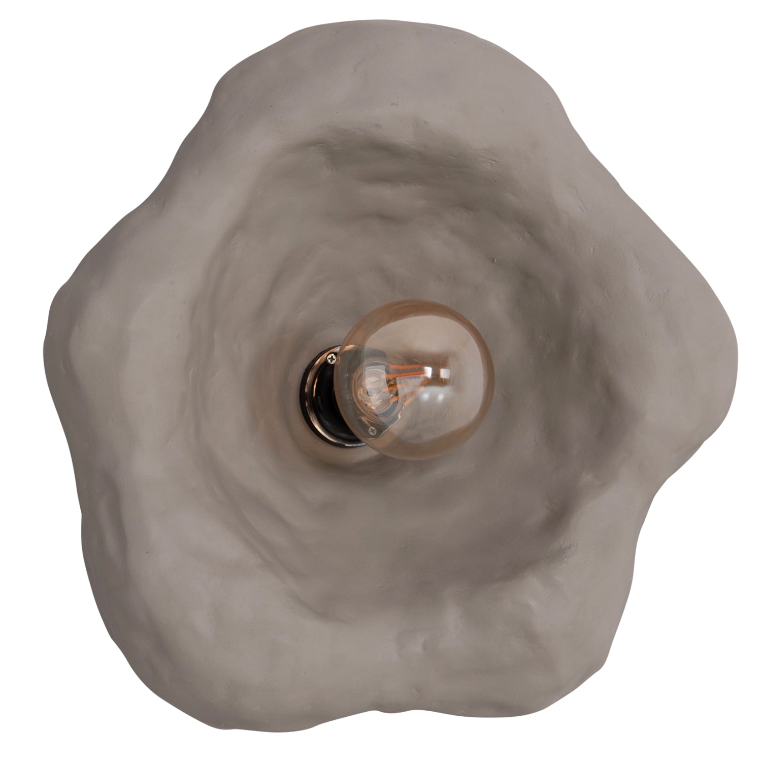 Стенен аплик Luxon от фиброцимент в сиво 44x15x42всм.