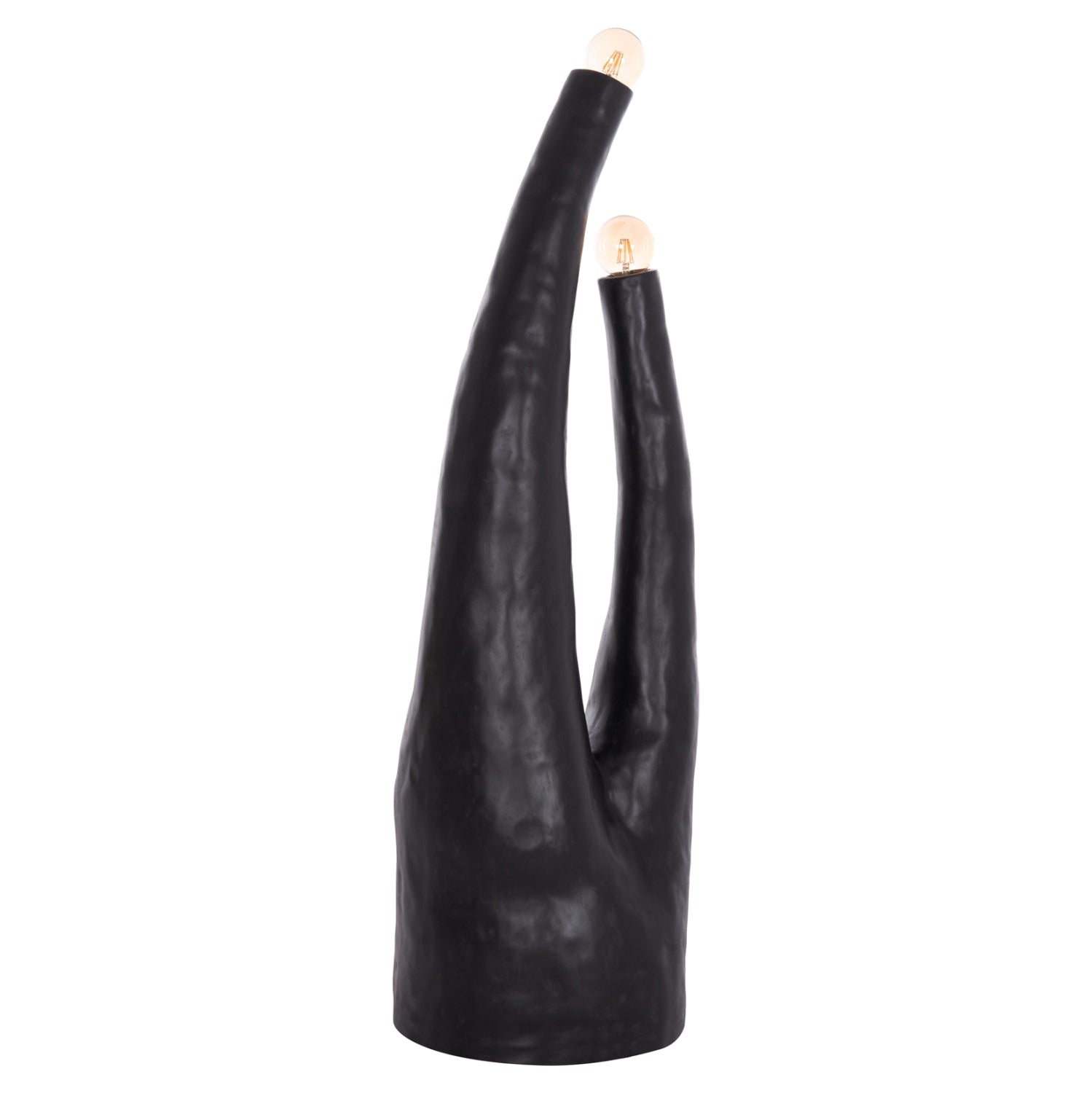 Декоративна пода светлина tusken фибр цимент-черна 50x43x145см.