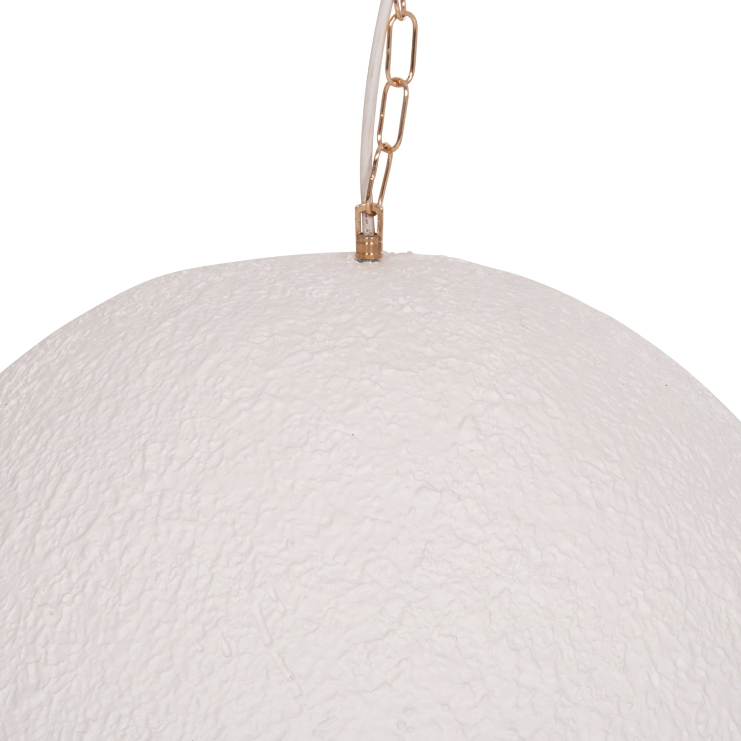 Таванна лампа Jaylen от фибър цимент в бяло 65x55x45всм