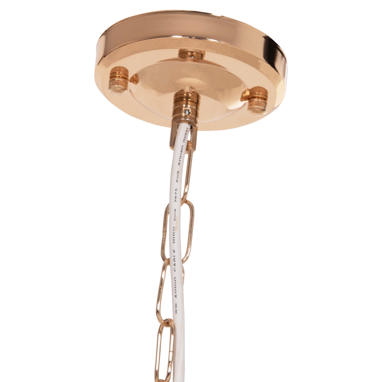 Таванна лампа Jaylen от фибър цимент в бяло 65x55x45всм