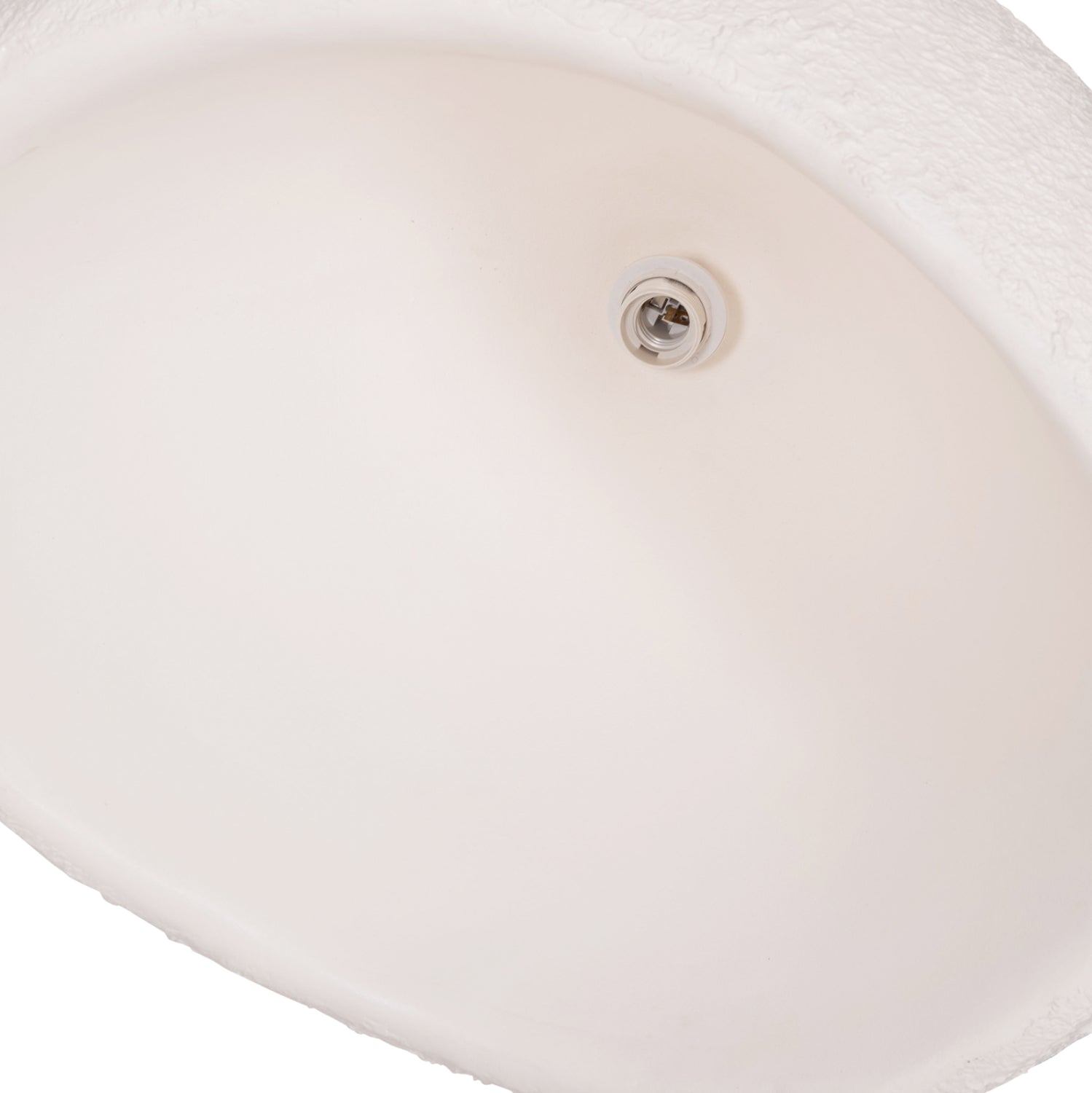 Таванна лампа Jaylen от фибър цимент в бяло 65x55x45всм