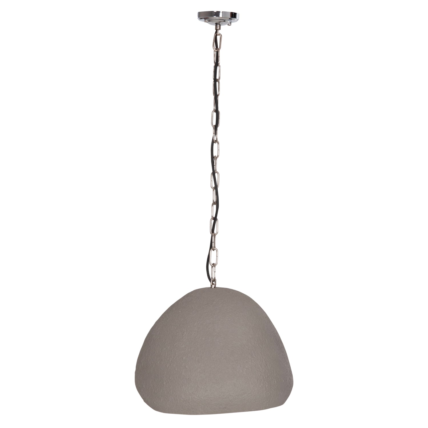 Таванна лампа Jaylen от фибър цимент в сиво 44x39x30 висулки