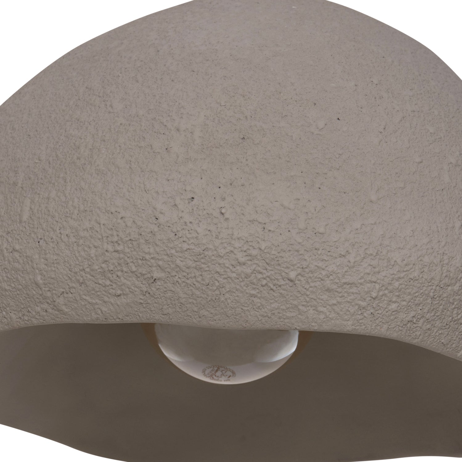 Таванна лампа Jaylen от фибър цимент в сиво 44x39x30 висулки