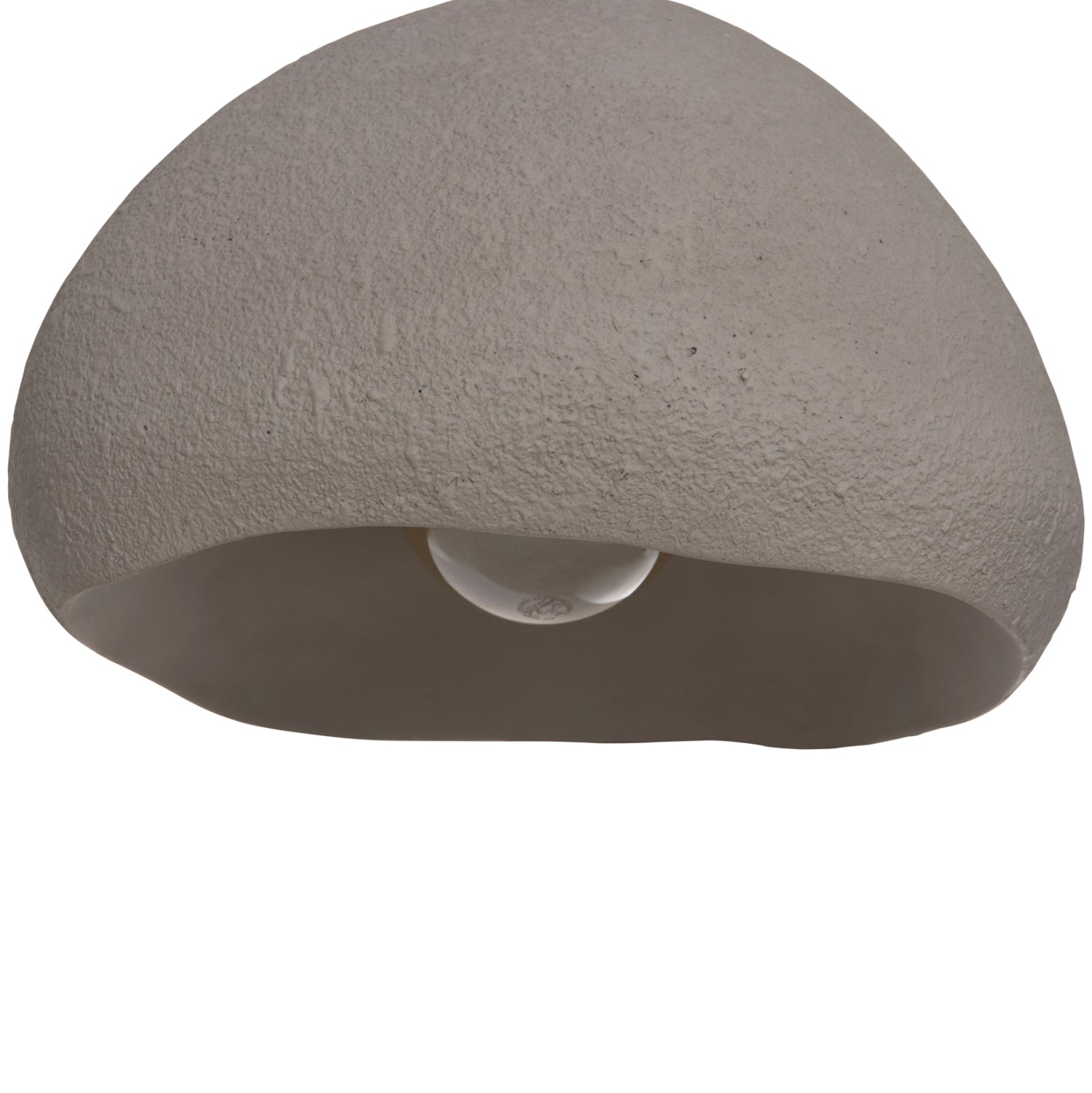 Таванна лампа Jaylen от фибър цимент в сиво 44x39x30 висулки