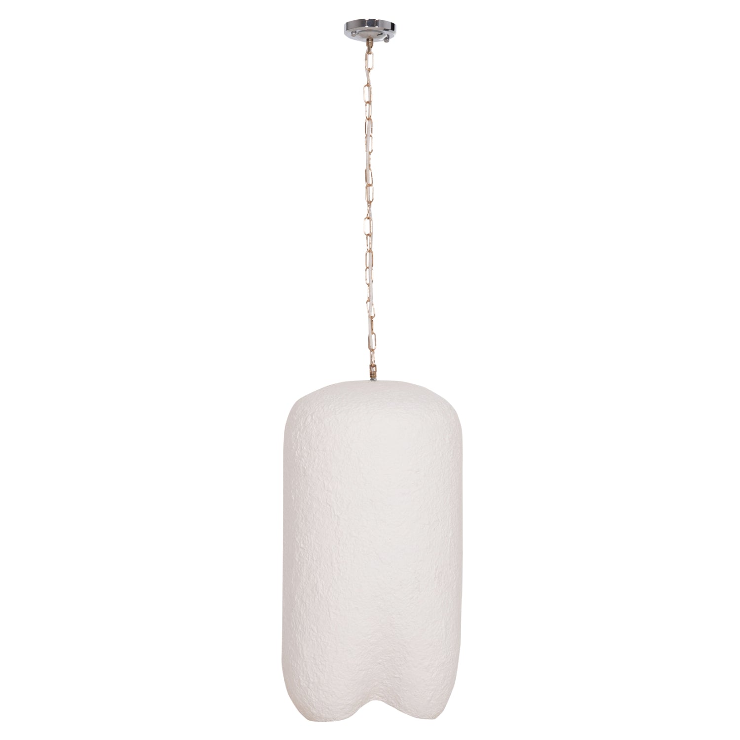 Таванна лампа Logky от фибър цимент в бяло 35x35x67всм.