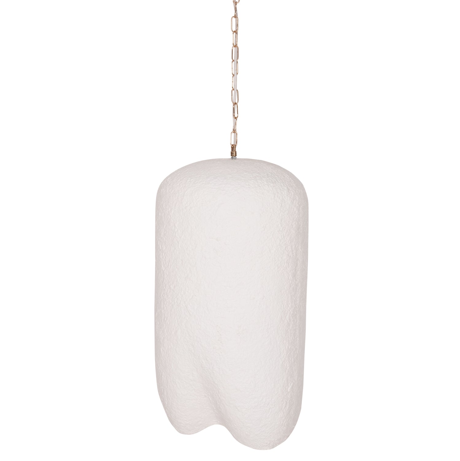 Таванна лампа Logky от фибър цимент в бяло 35x35x67всм.