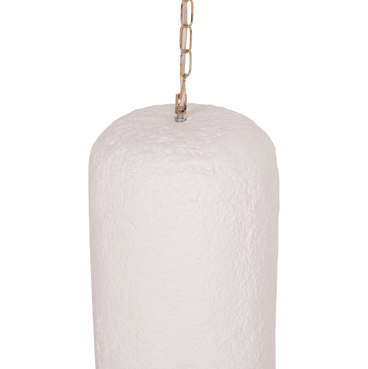 Таванна лампа Logky от фибър цимент в бяло φ24x47hcm