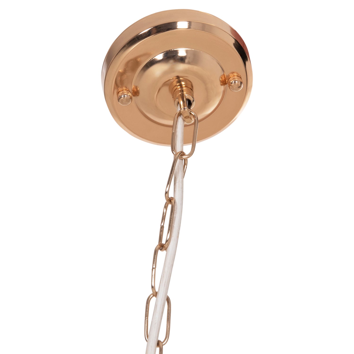 Таванна лампа Logky от фибър цимент в бяло φ24x47hcm