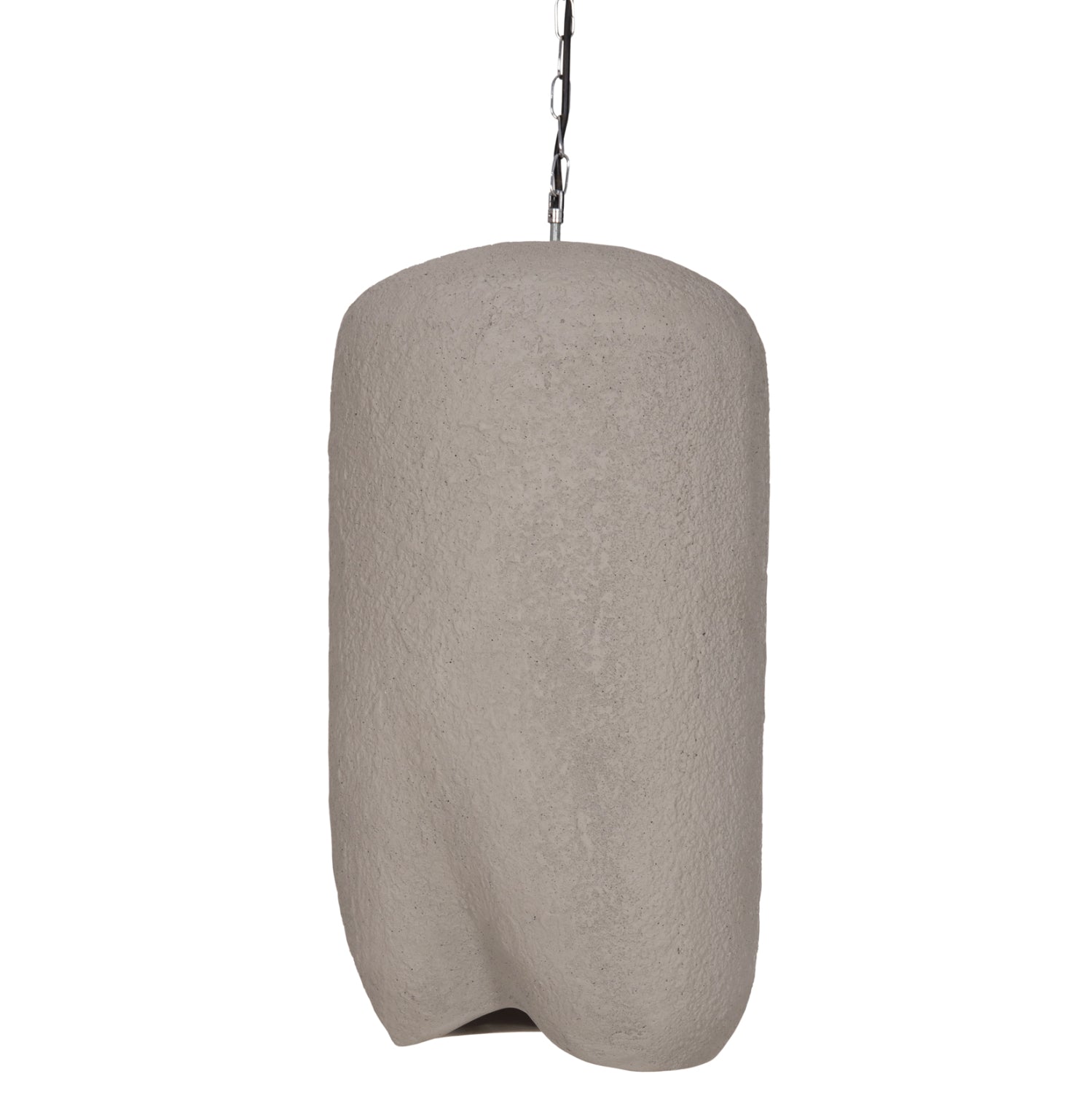 Таванна лампа Logky от фибър цимент в сиво 35x35x67всм.