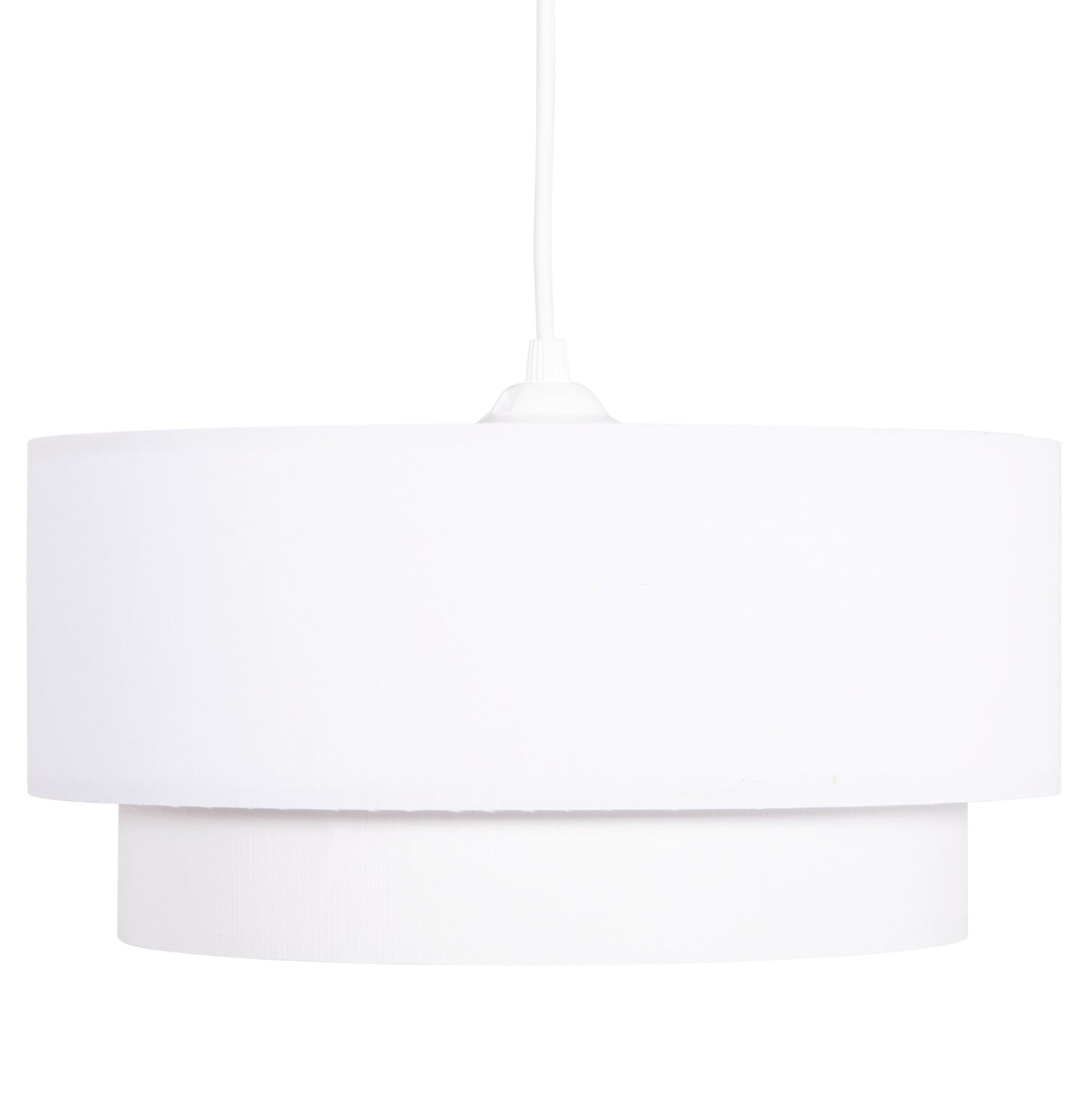 Цилиндричен плафон kriks pvc в бяло φ30x70ηcm