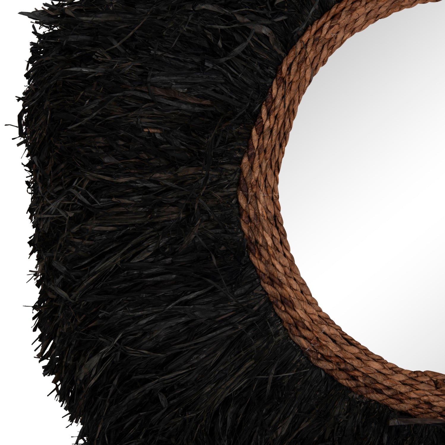 Огледало BRENNO ф85  -натурал