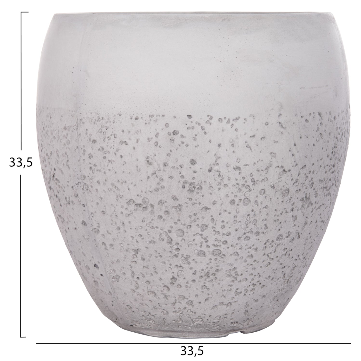 Комплект саксии GARDENER бял цвят ф55/54